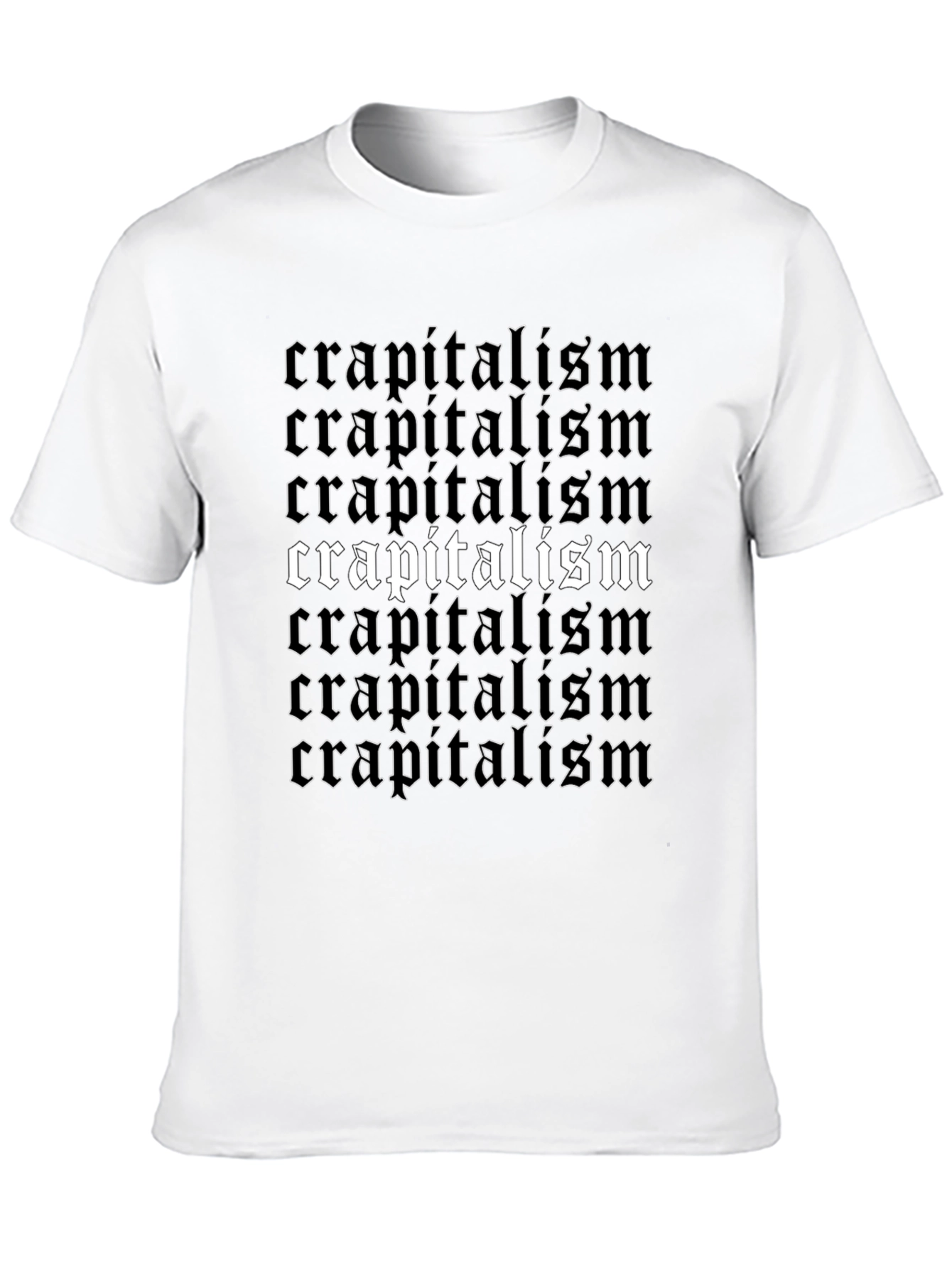 Crapitalism T-Shirt - Bold Statement Tee