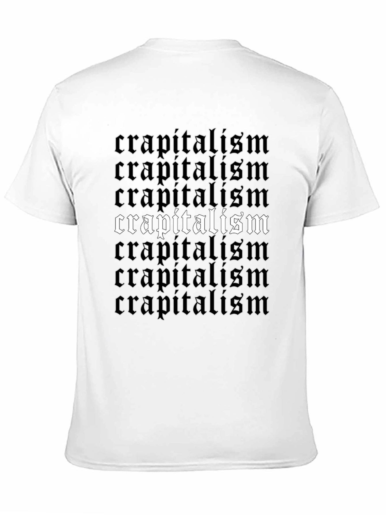 Crapitalism T-Shirt - Bold Statement Tee