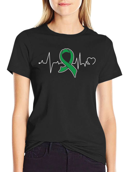 Green Ribbon Heartbeat T-Shirt