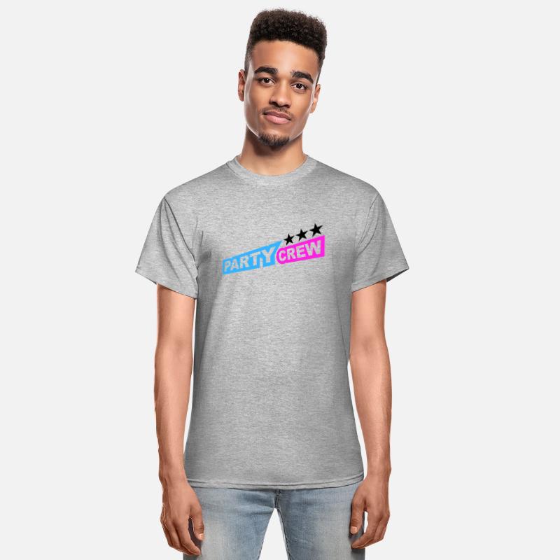 Party Crew Team Fun Friends Group Member Text Logo