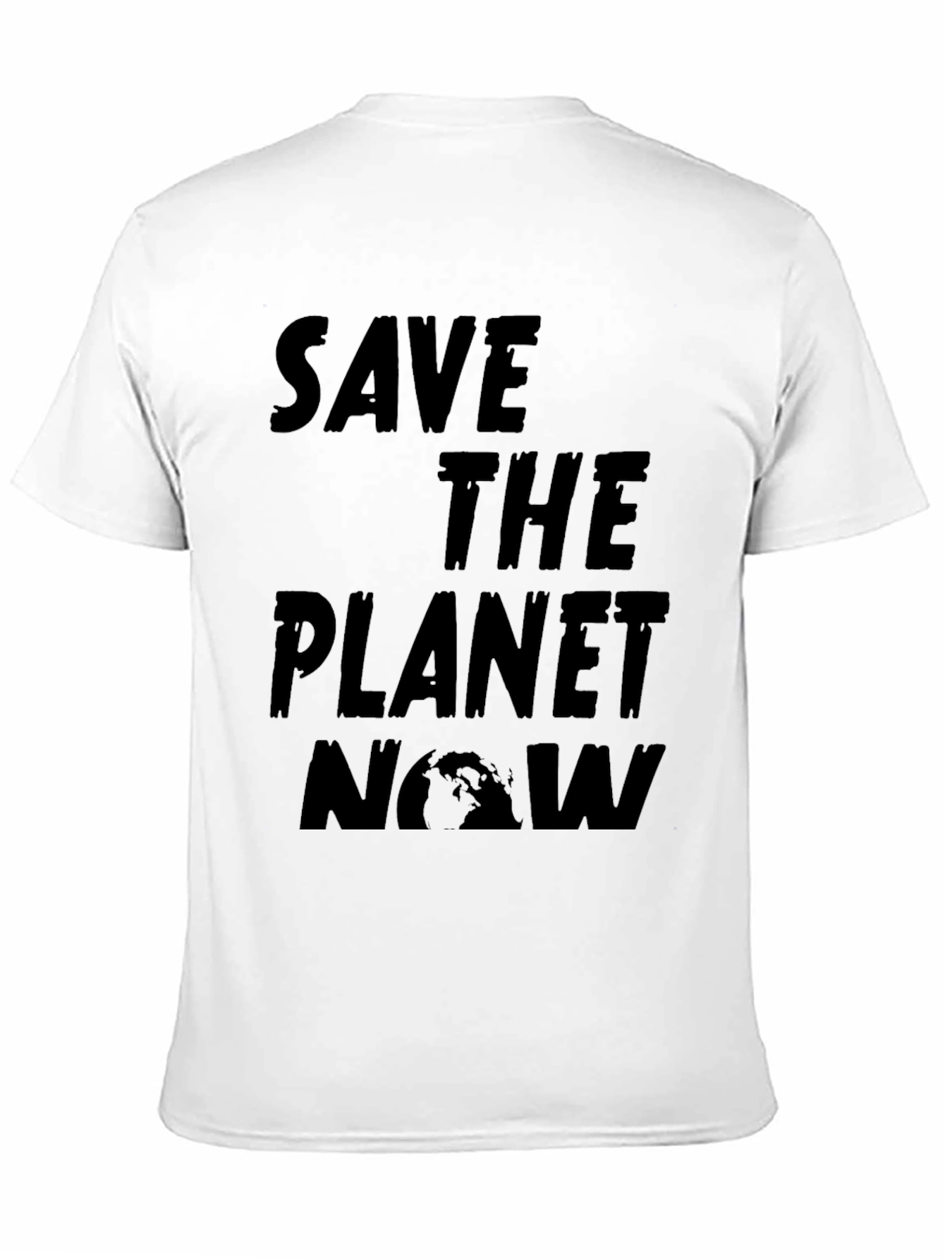 Save the Planet Now Eco-Friendly T-Shirt