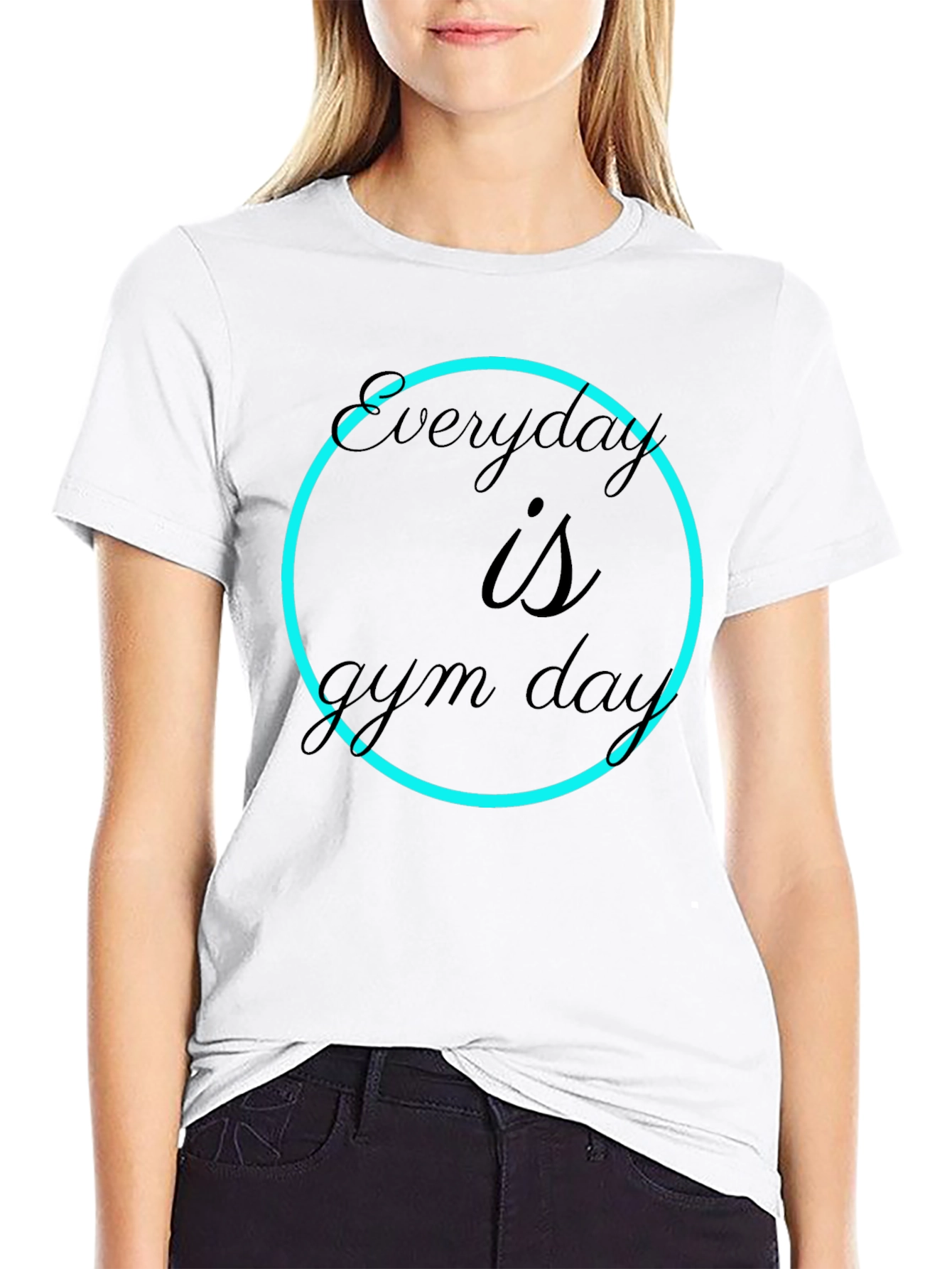 Everyday is Gym Day Black T-Shirt