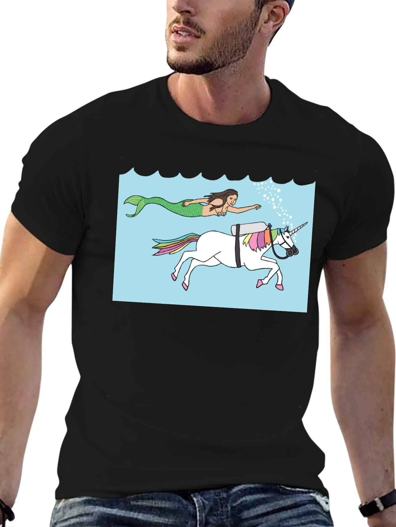 Mermaid & Scuba Unicorn T-Shirt
