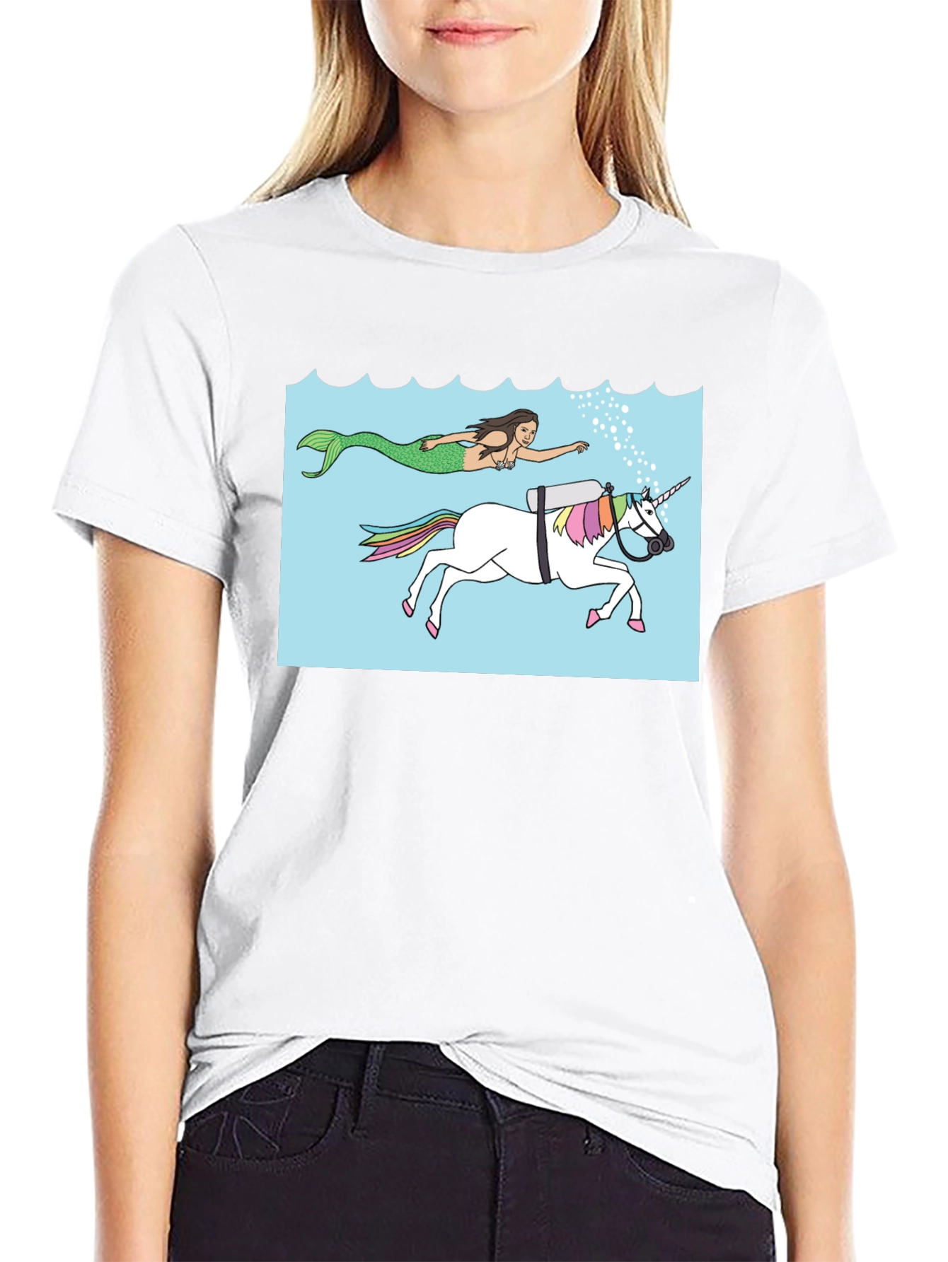 Mermaid & Scuba Unicorn T-Shirt