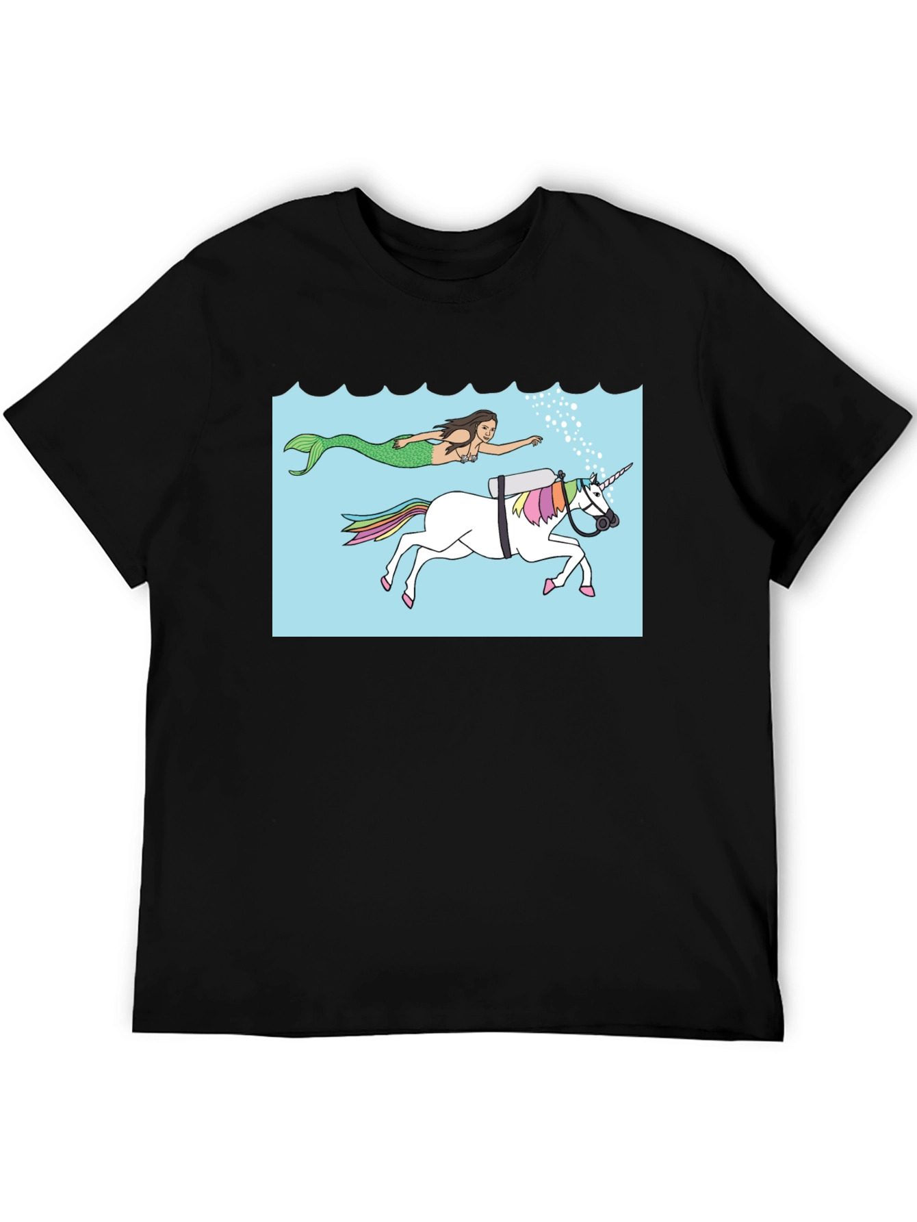 Mermaid & Scuba Unicorn T-Shirt