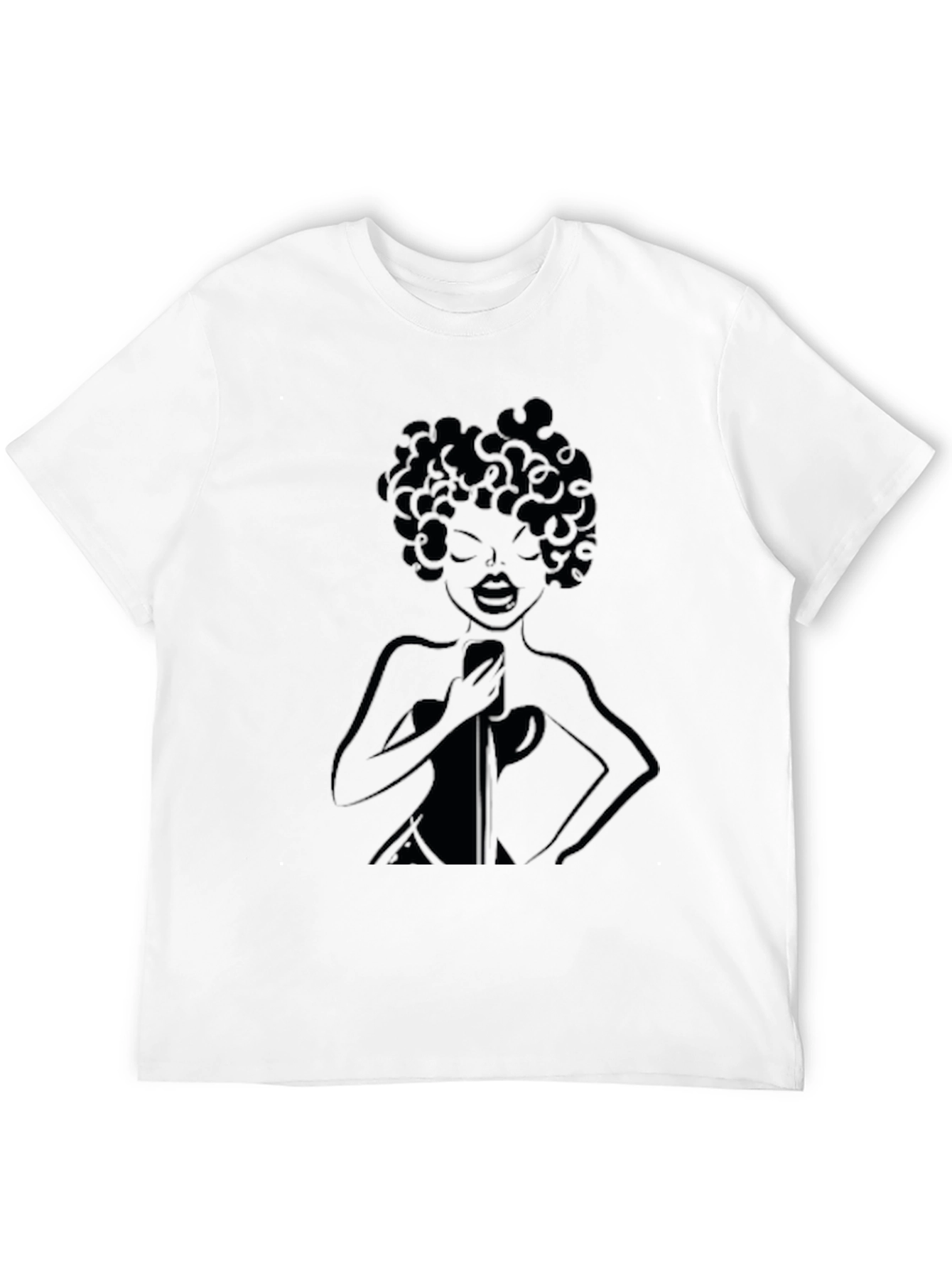 Retro Singer Black T-Shirt