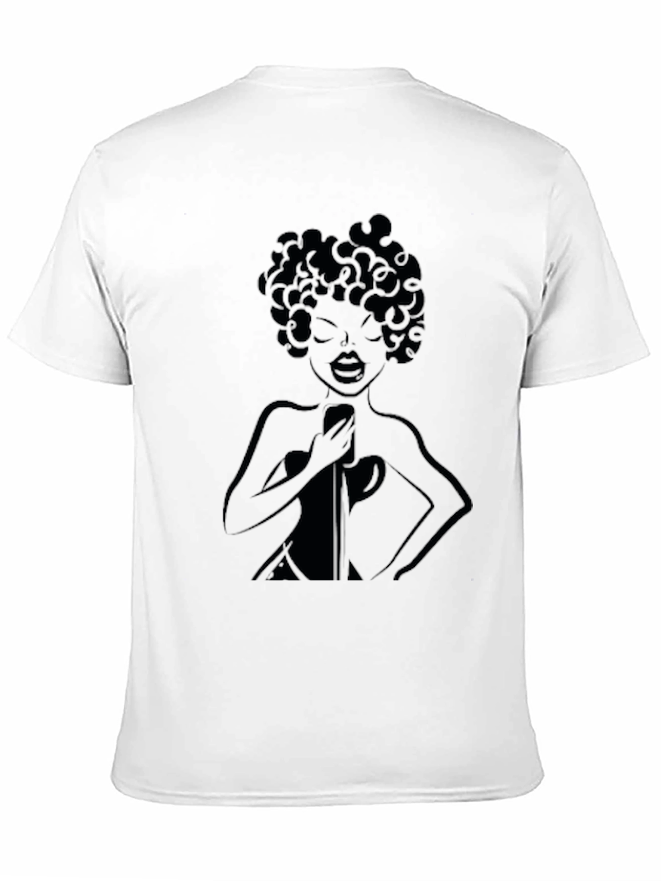 Retro Singer Black T-Shirt