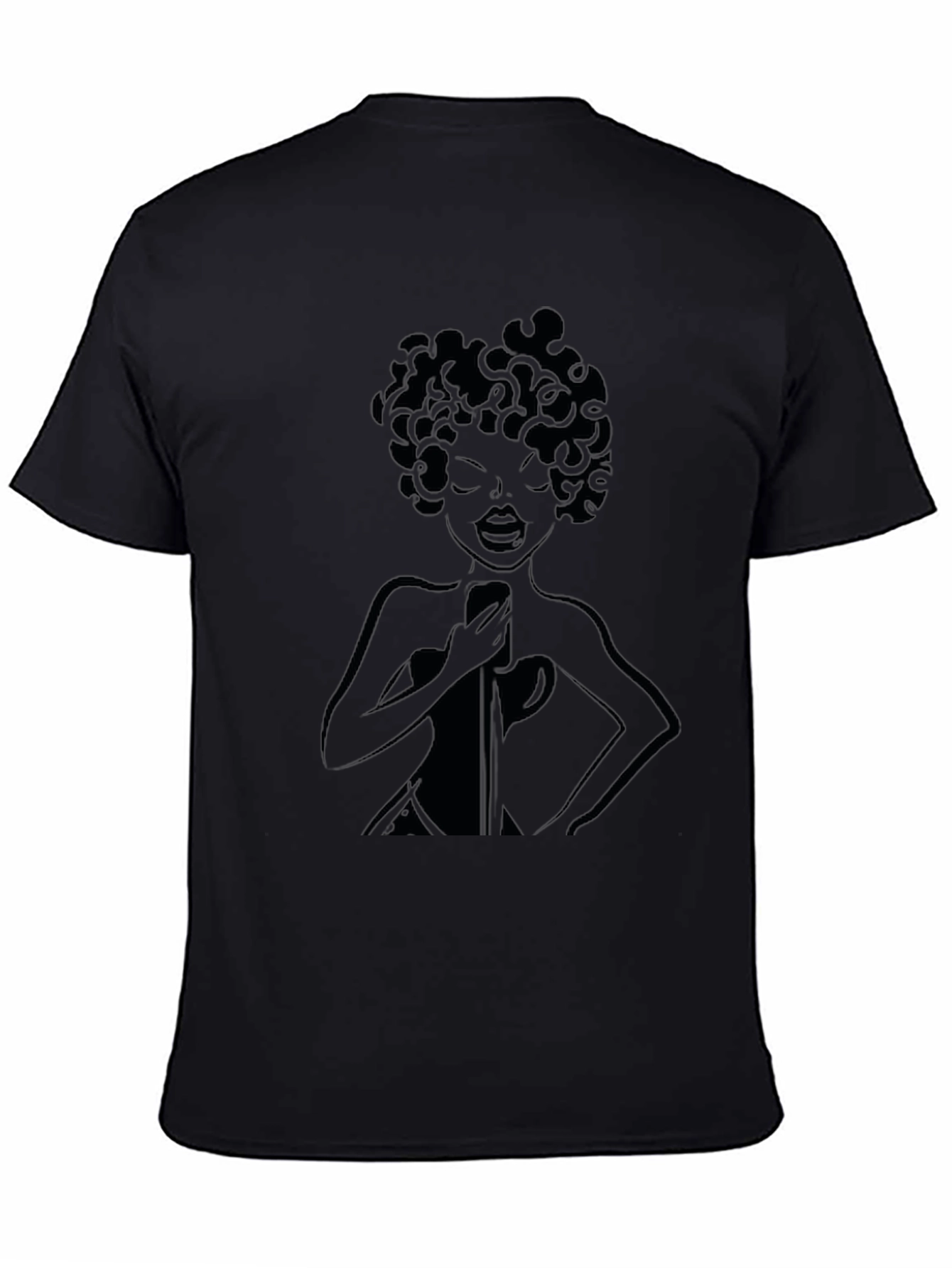 Retro Singer Black T-Shirt