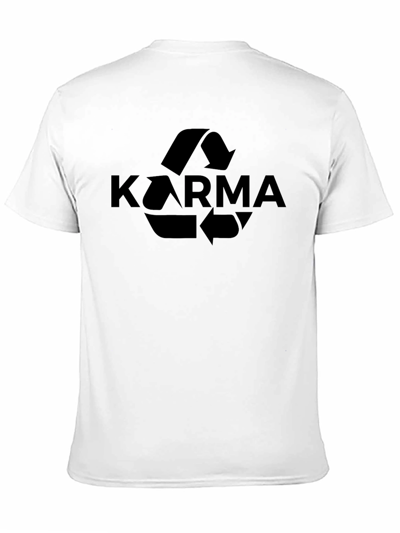 Karma Recycle Symbol Graphic T-Shirt