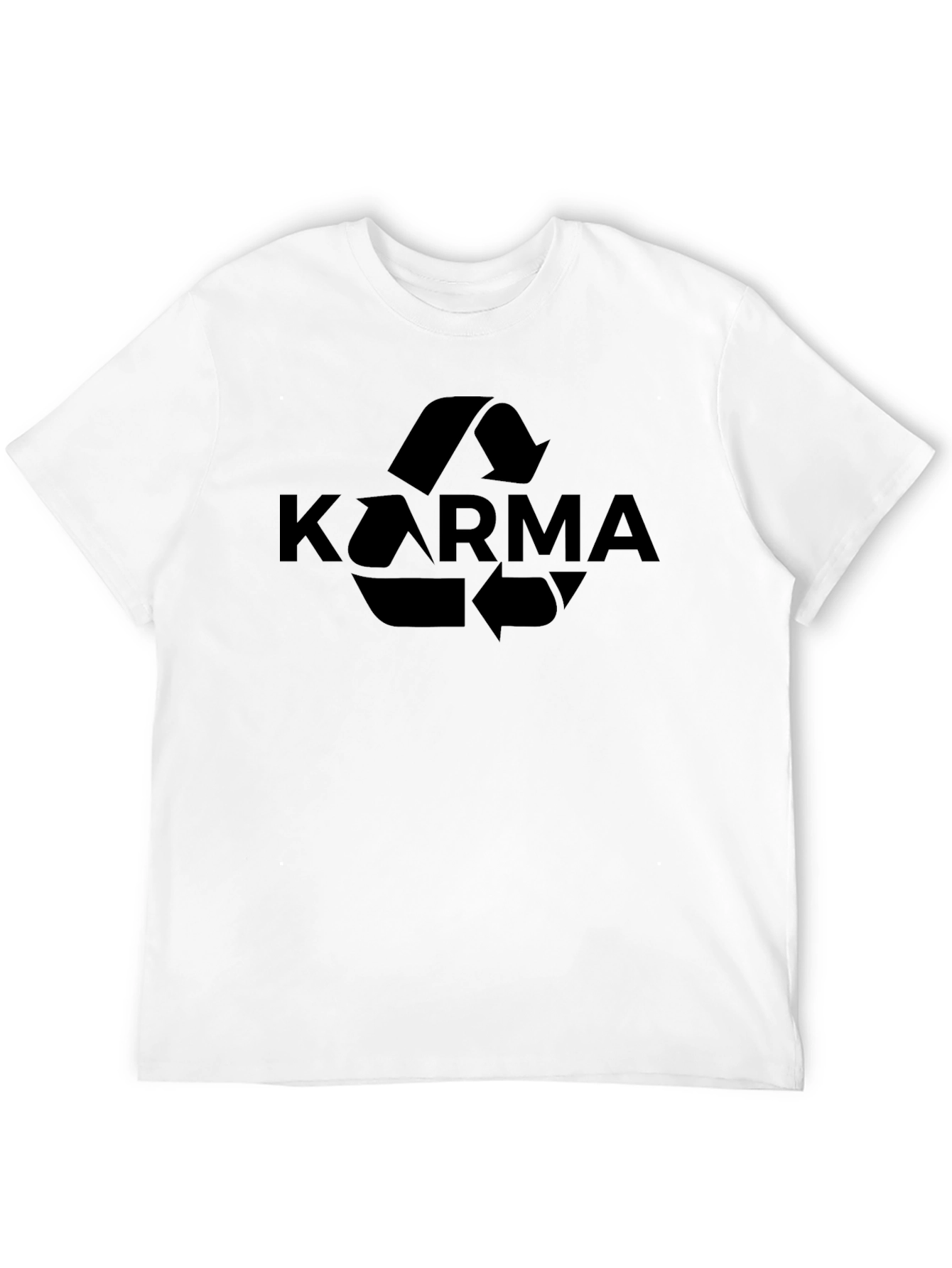 Karma Recycle Symbol Graphic T-Shirt
