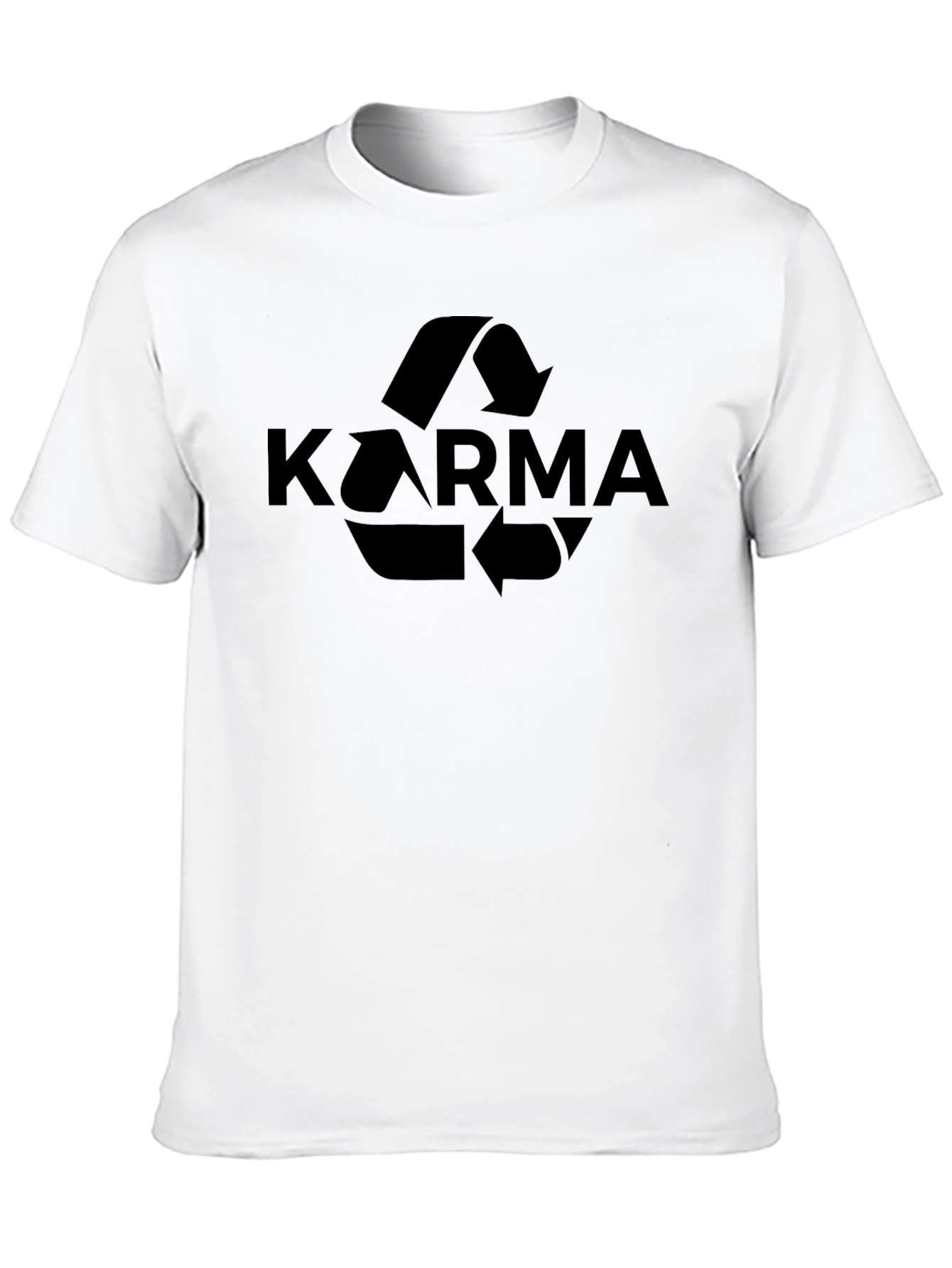 Karma Recycle Symbol Graphic T-Shirt