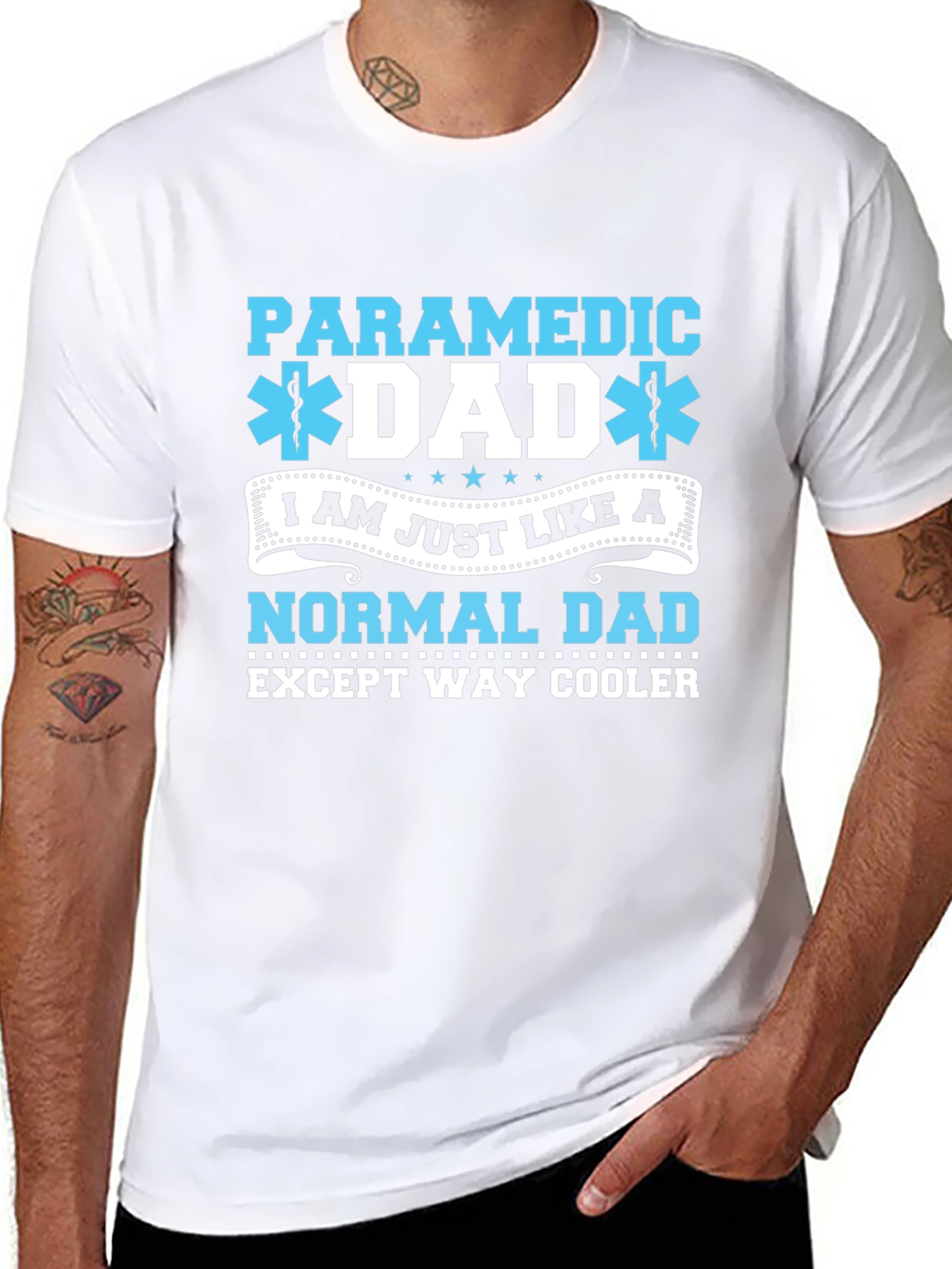 Paramedic Dad T-Shirt - Way Cooler Than Normal!