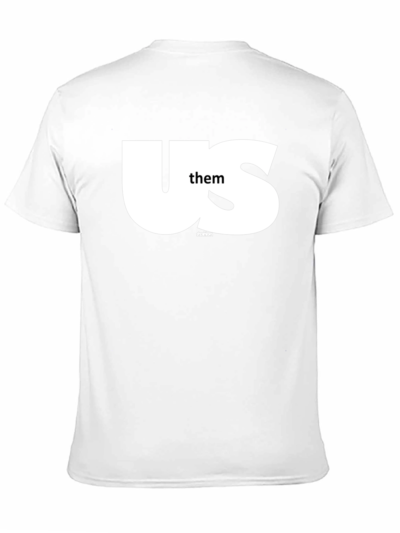 Us Them Graphic Tee - Black T-Shirt