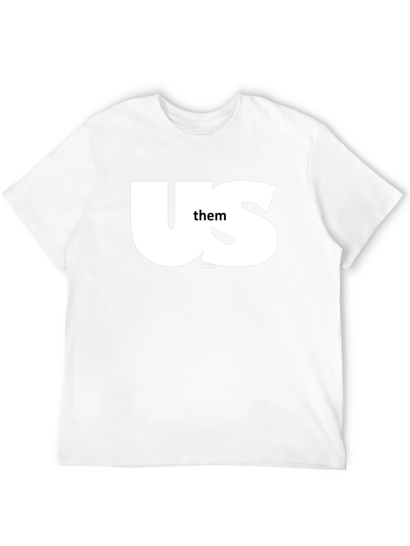 Us Them Graphic Tee - Black T-Shirt