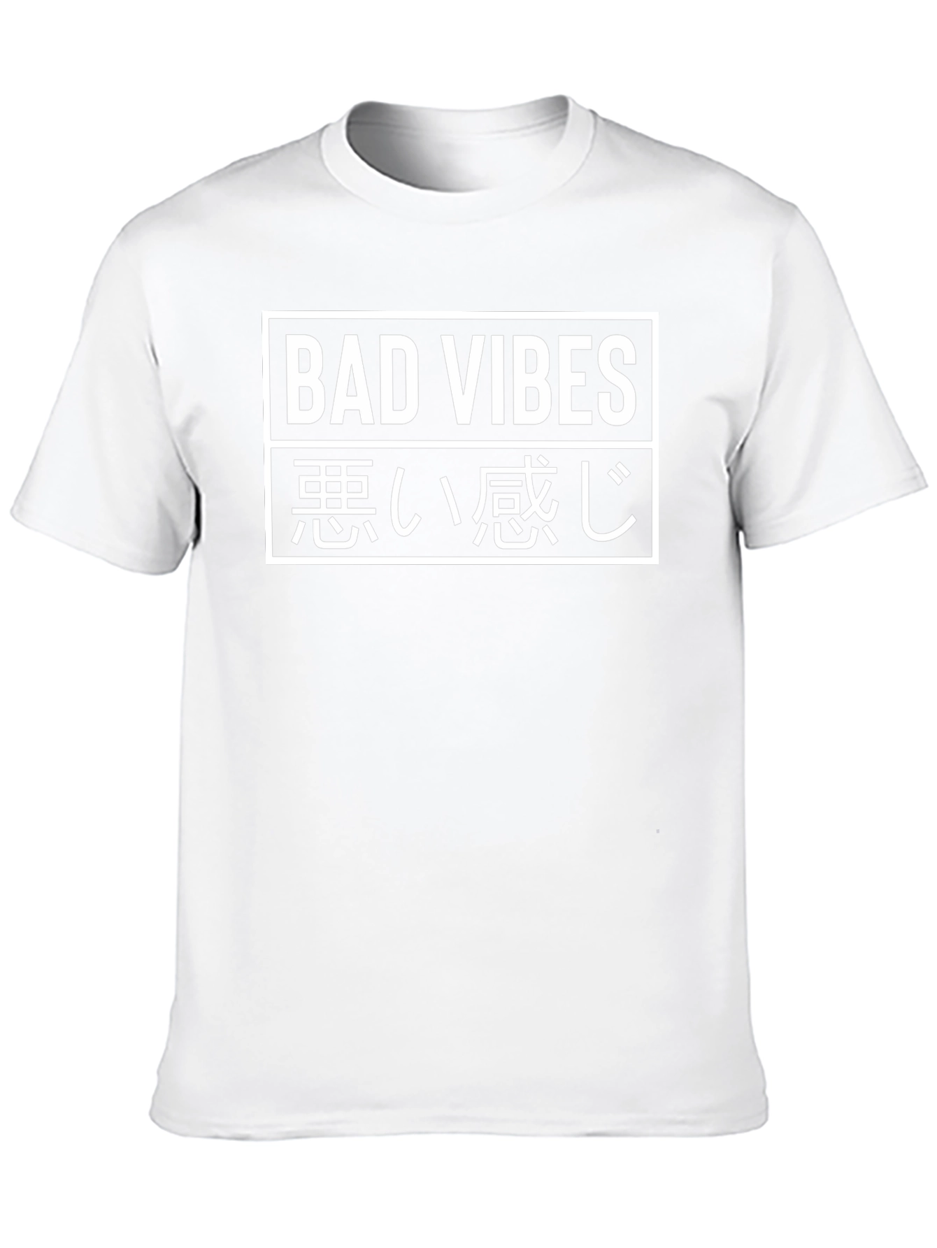 Bad Vibes Graphic T-Shirt - Soft Cotton Tee
