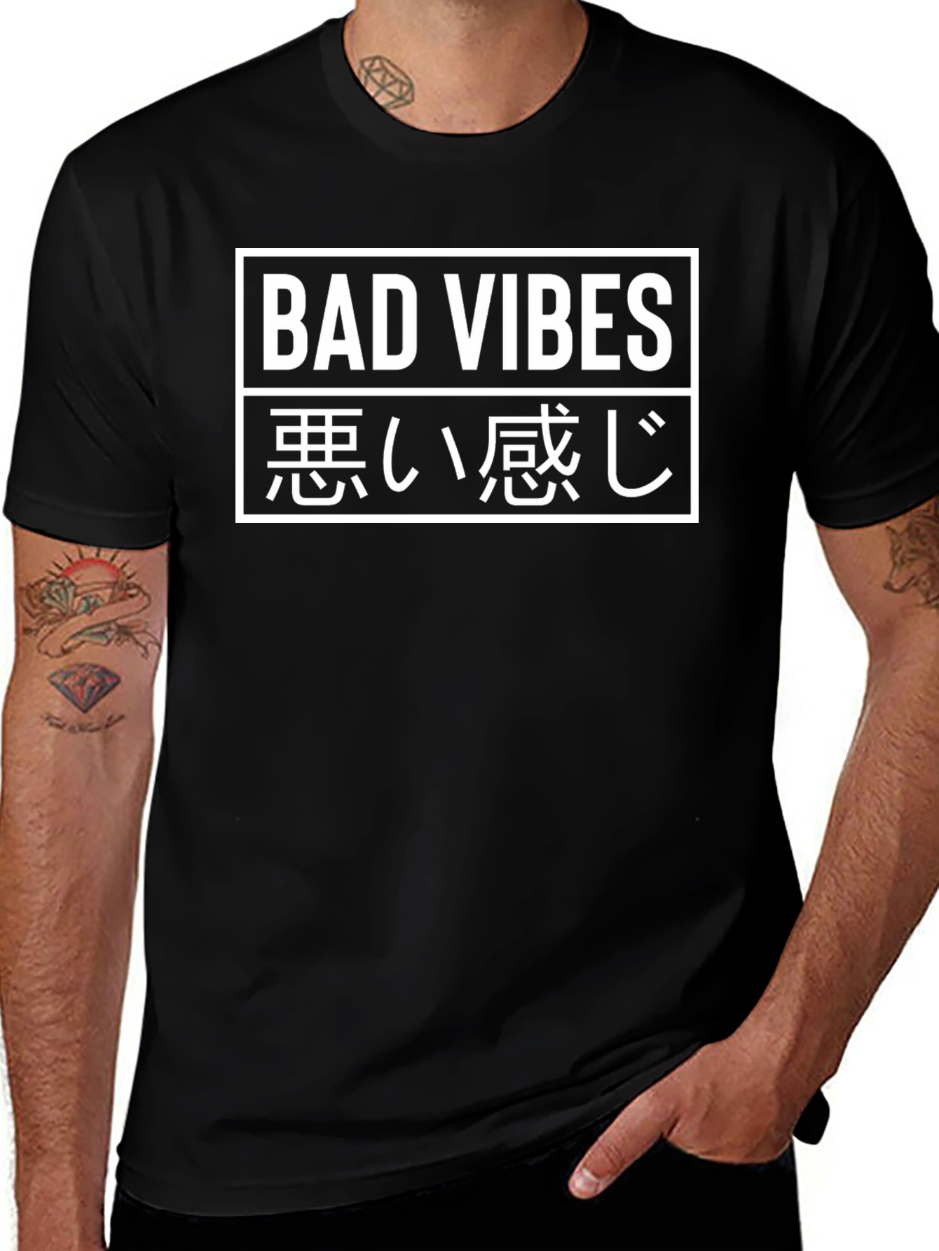 Bad Vibes Graphic T-Shirt - Soft Cotton Tee