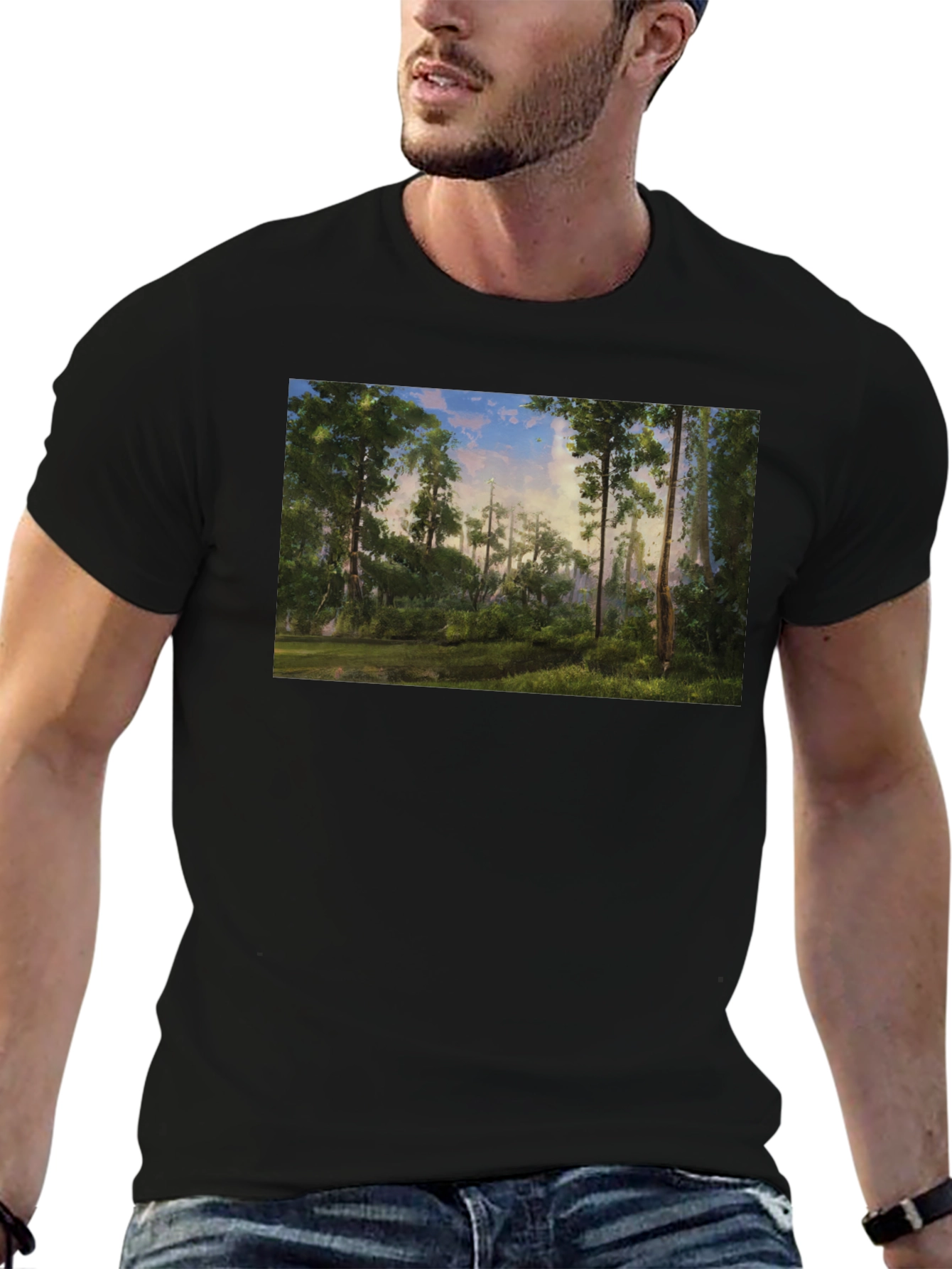 Landscape Painting Graphic Tee