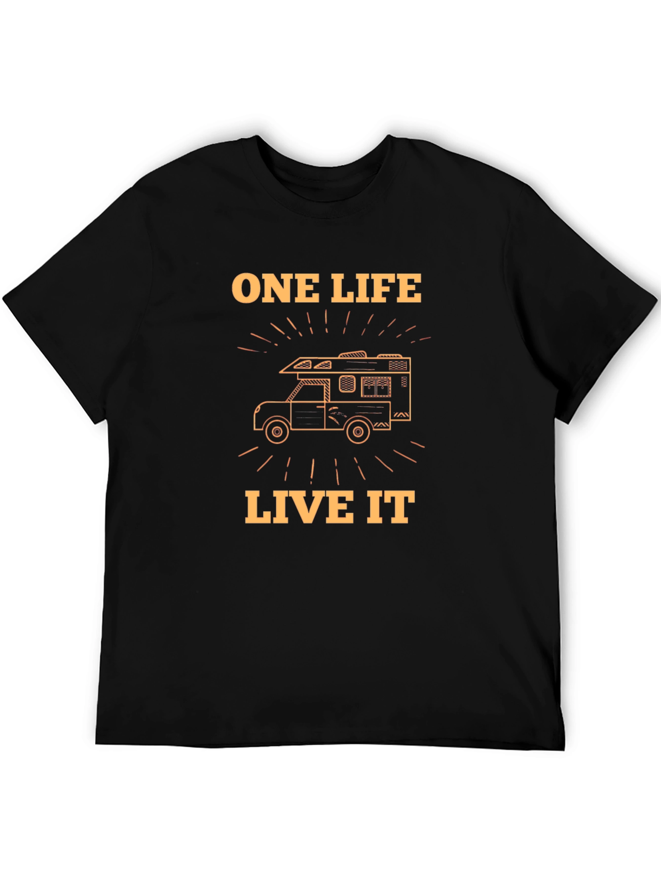 One Life Live It RV Graphic Tee - Black