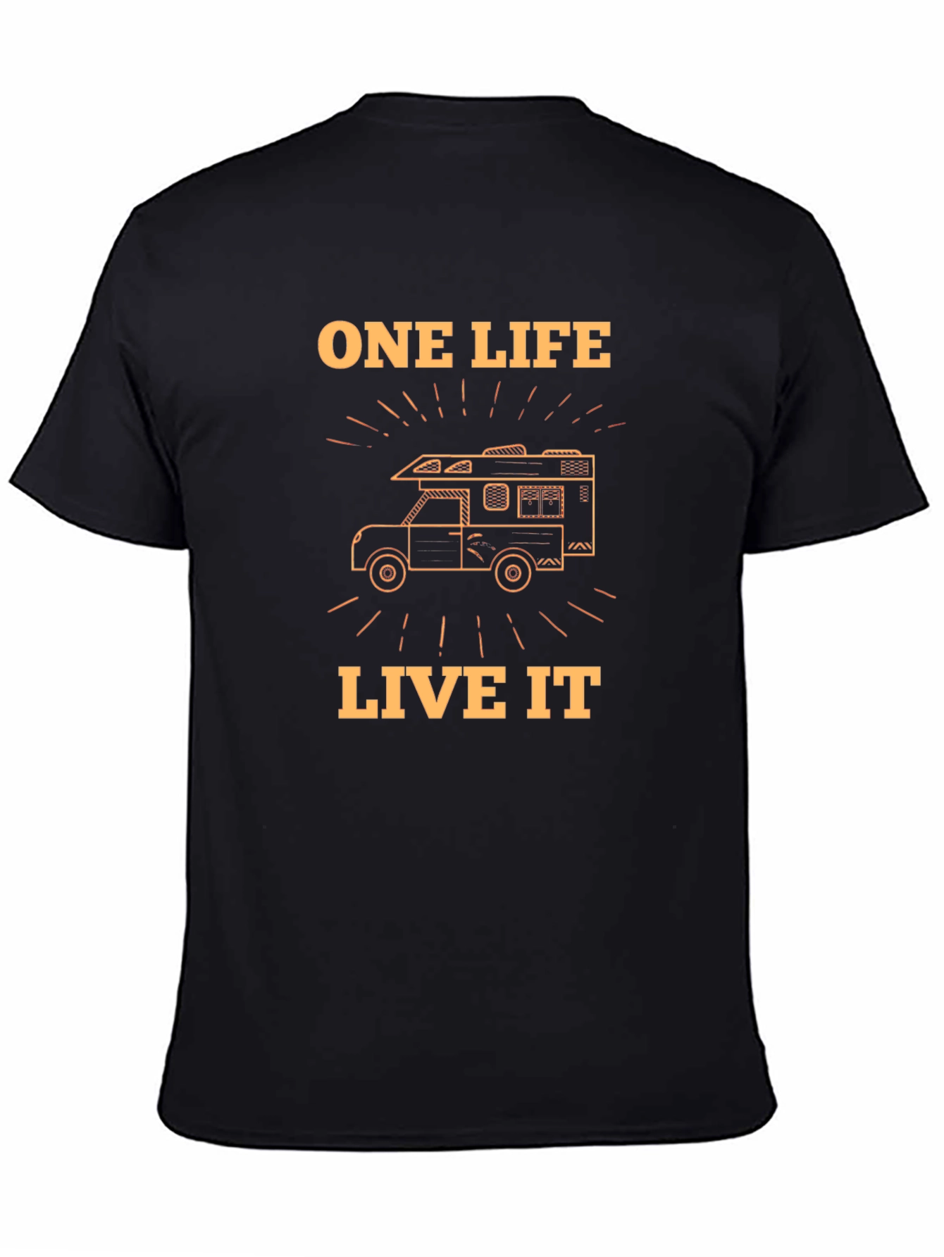 One Life Live It RV Graphic Tee - Black