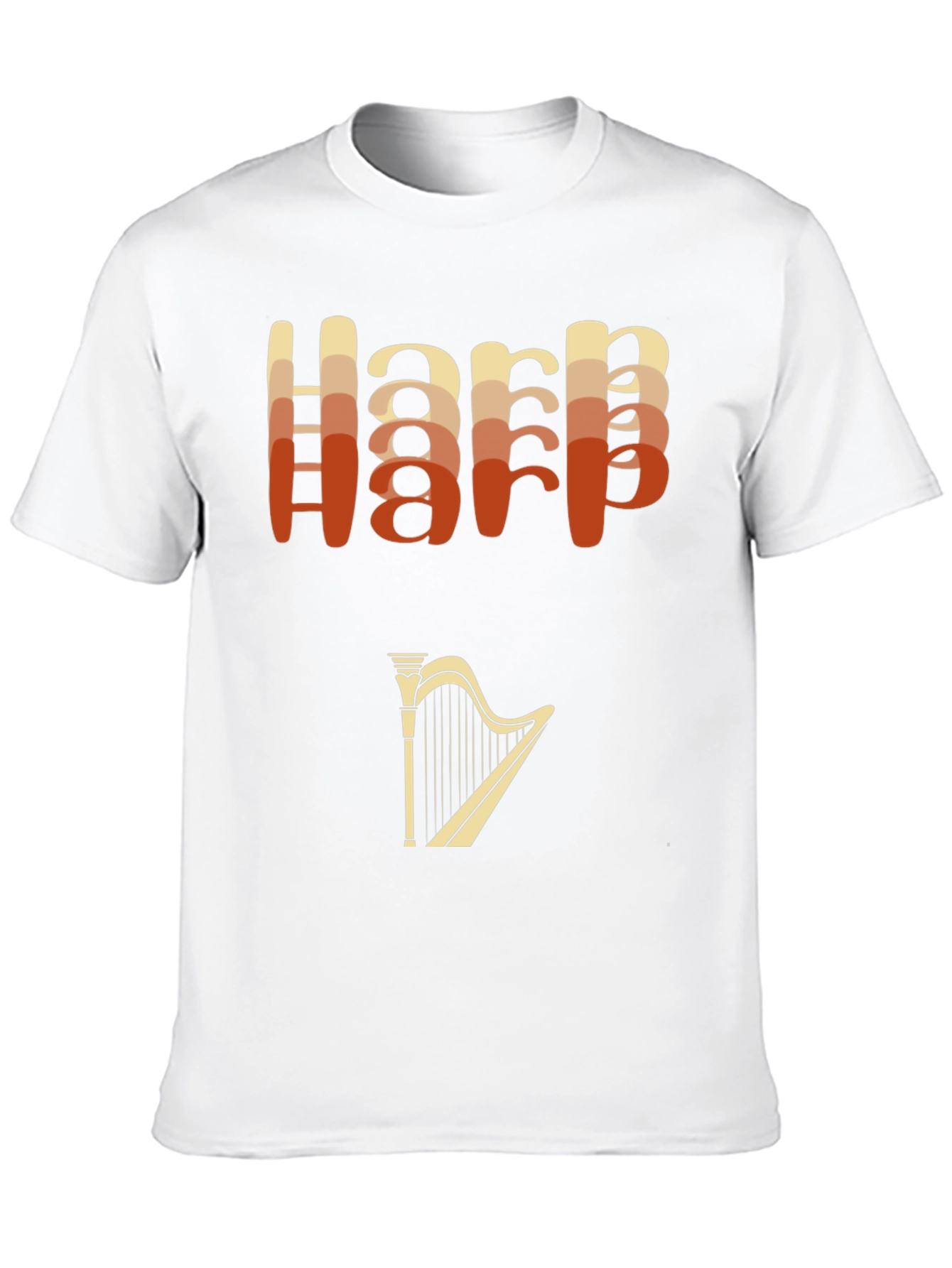 Retro Harp Graphic T-Shirt