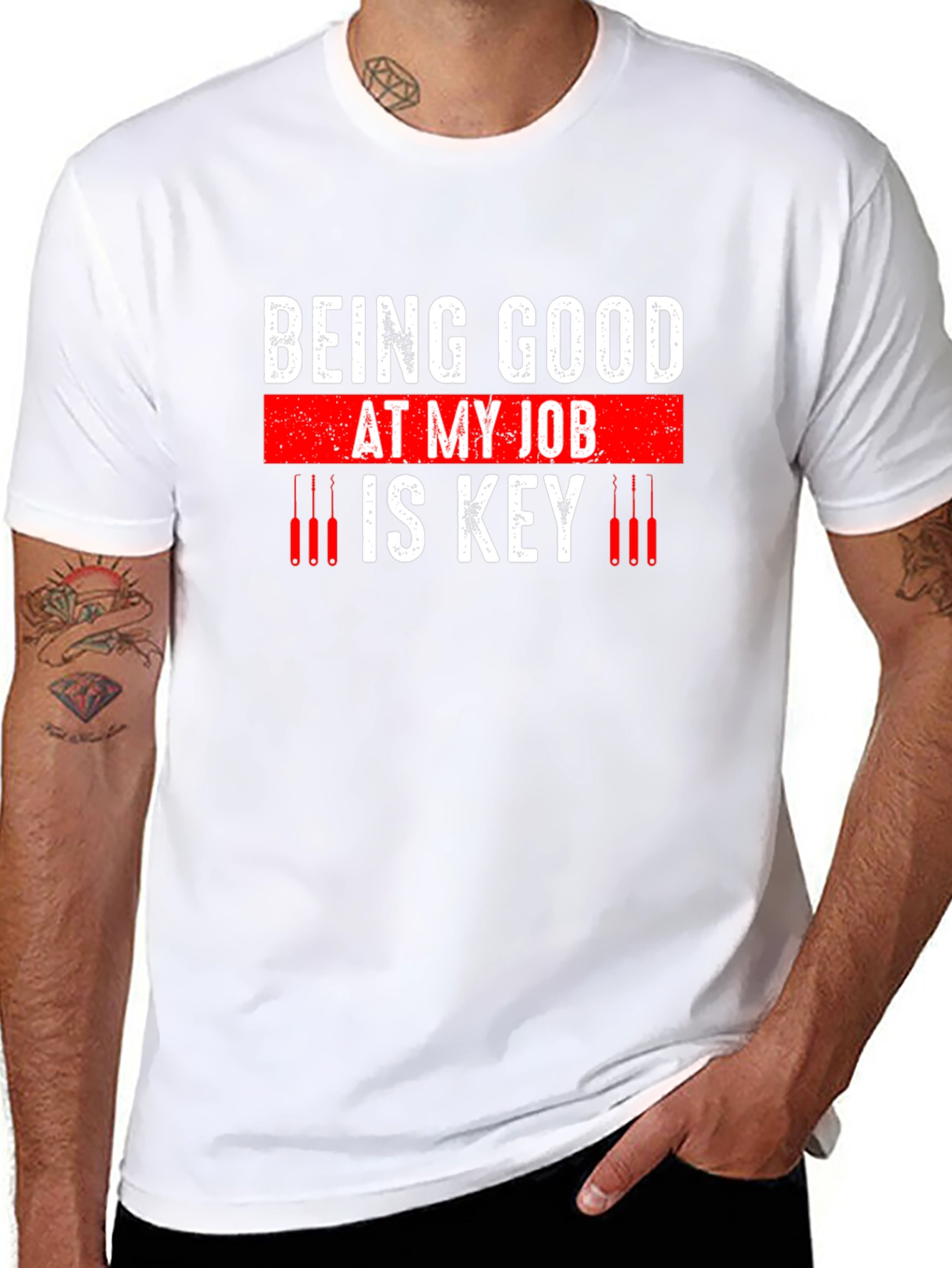 Being Good at My Job Is Key Graphic T-Shirt