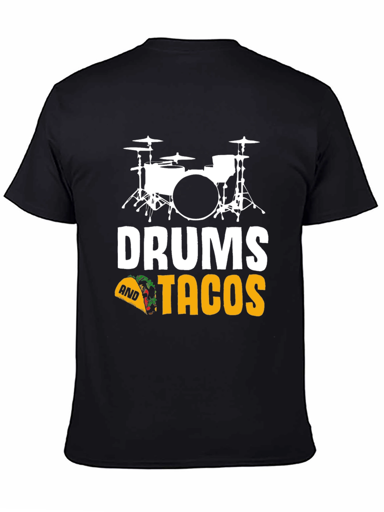 Drums and Tacos Graphic T-Shirt
