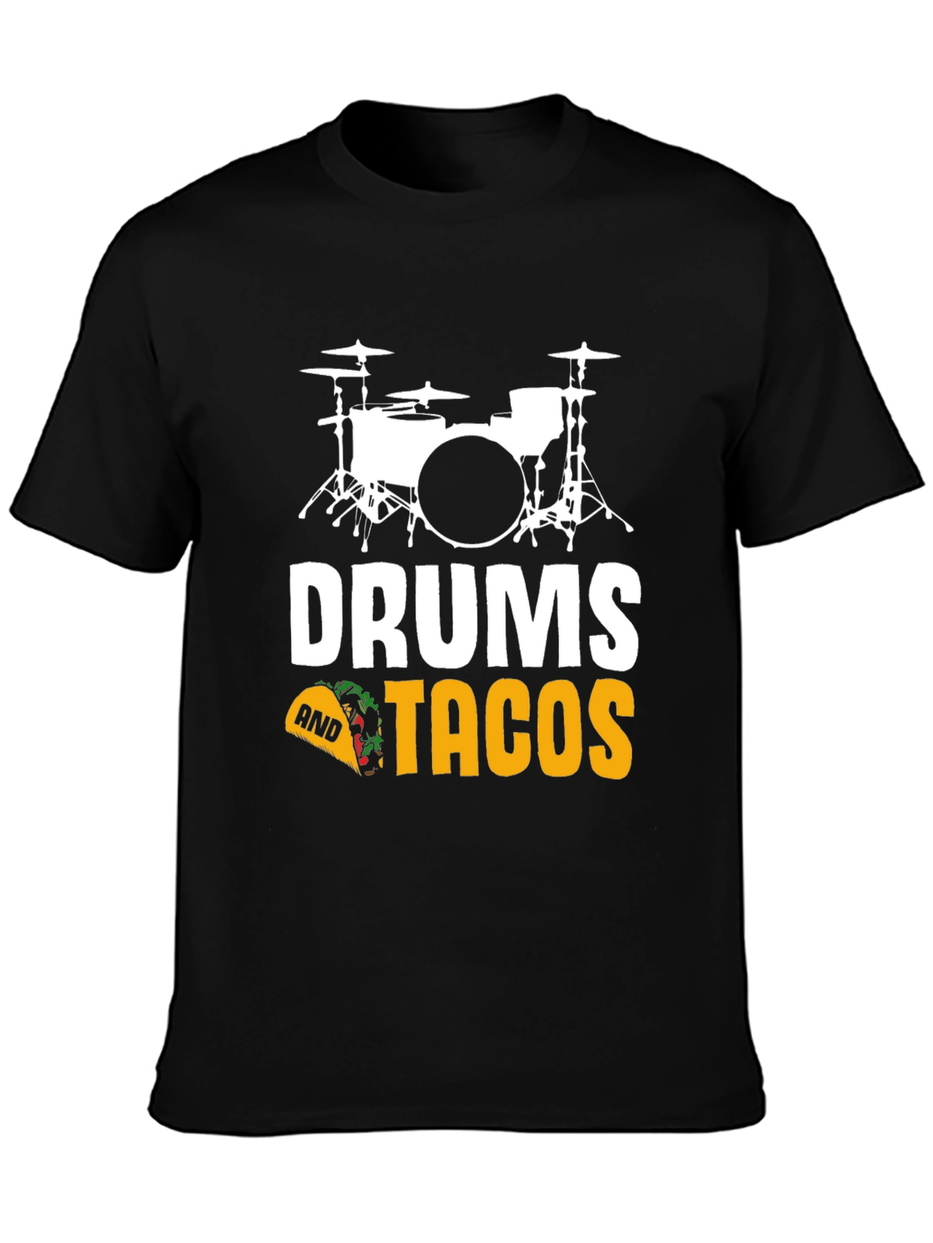 Drums and Tacos Graphic T-Shirt