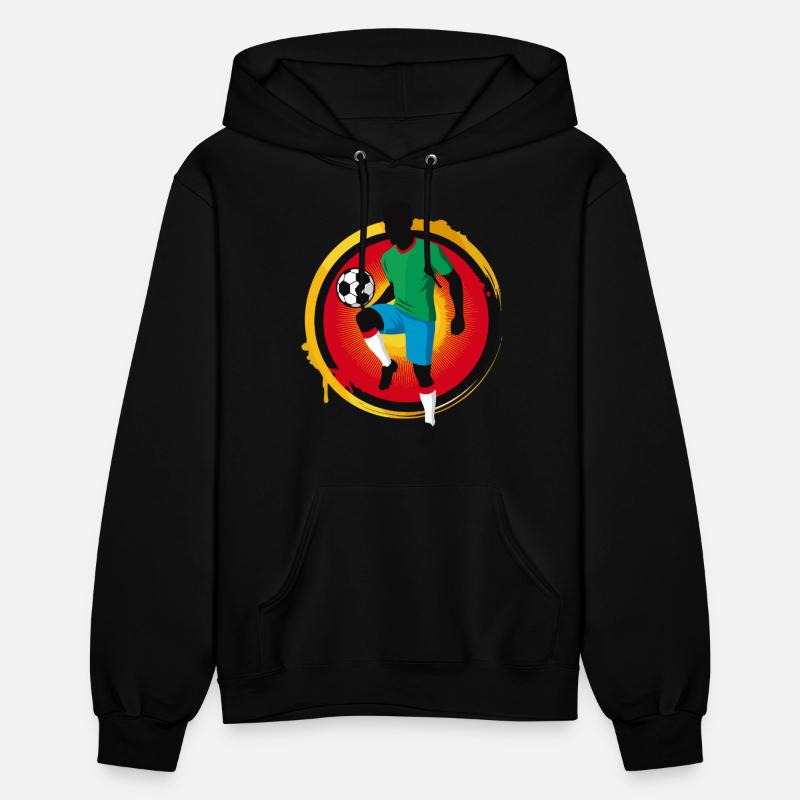 Powerful Soccer Player – Retro Sports Graphic