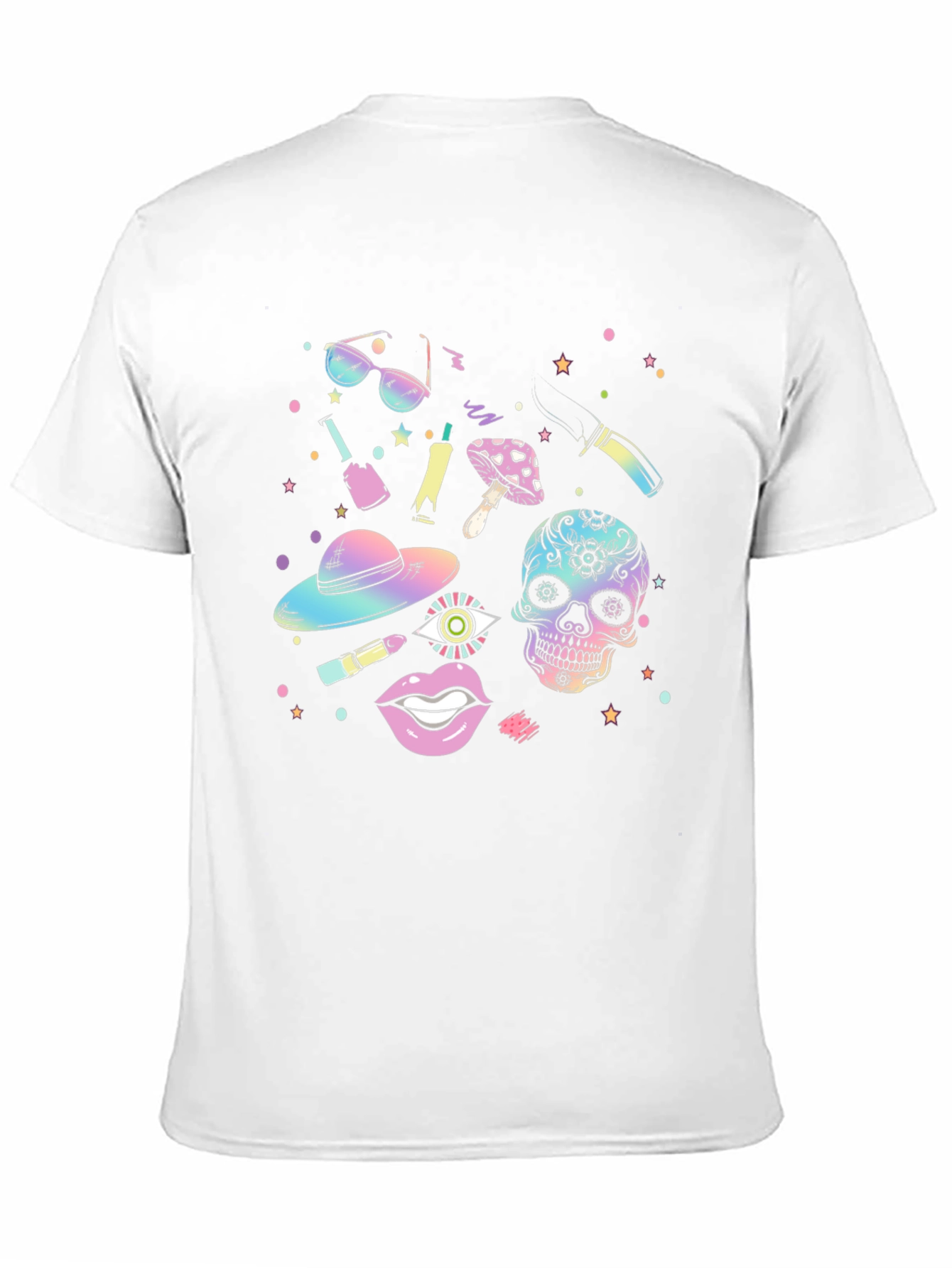 Psychedelic Rainbow Graphic T-Shirt