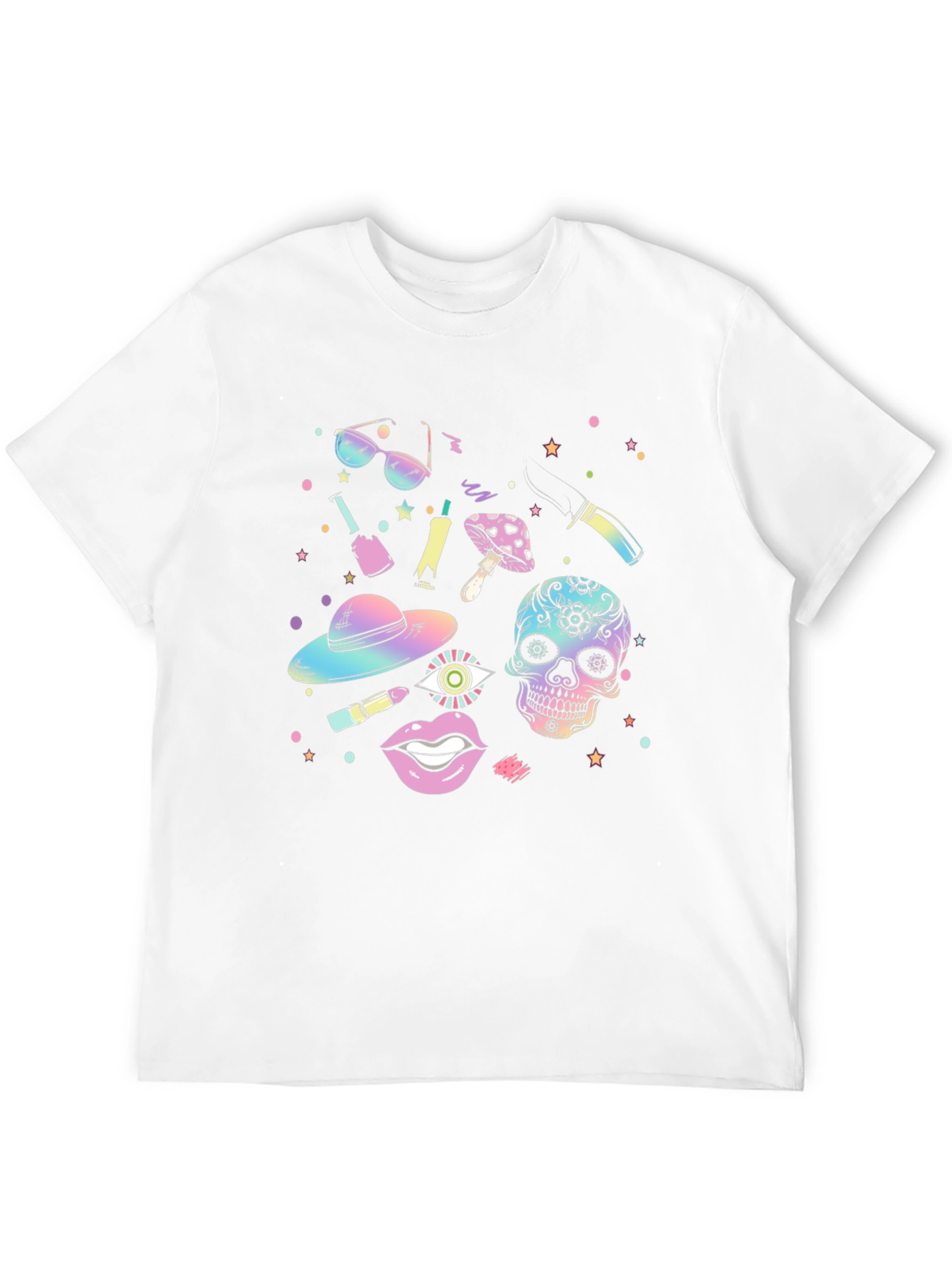 Psychedelic Rainbow Graphic T-Shirt