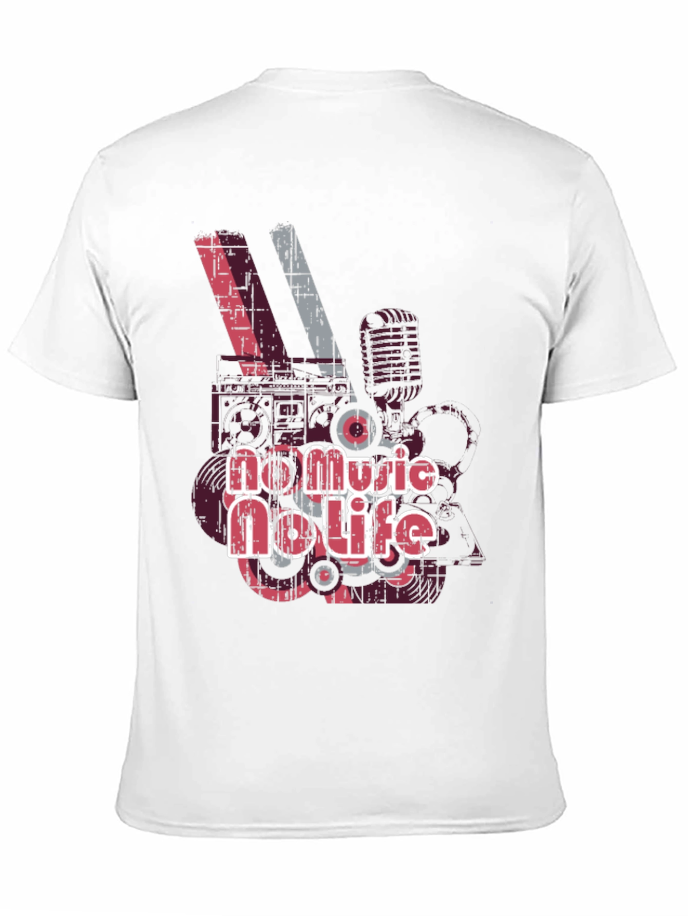 No Music No Life Graphic T-Shirt
