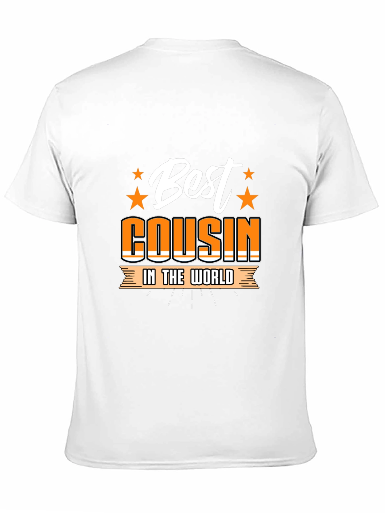 Best Cousin in the World Black Graphic T-Shirt