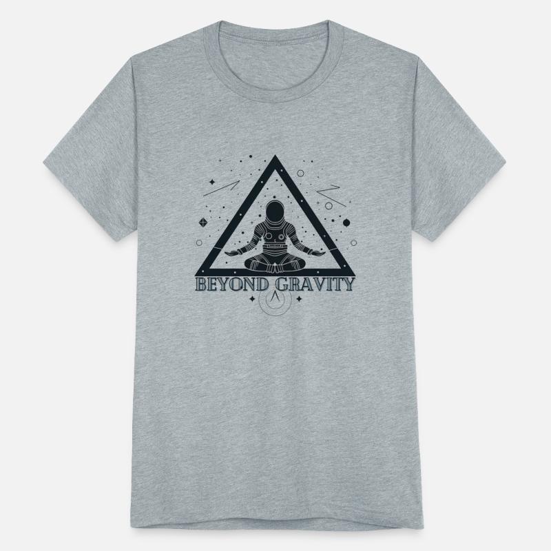 Premium black and white Space Yoga Beyond Gravity