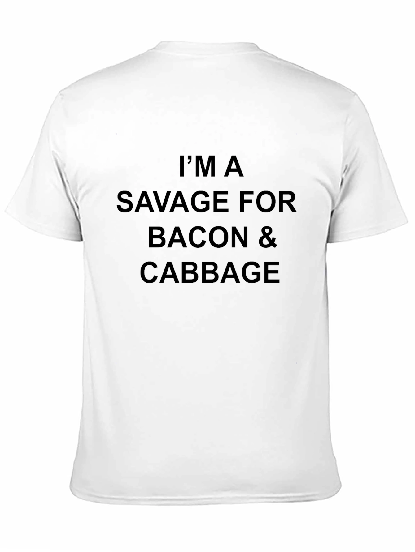 Savage for Bacon & Cabbage Black T-Shirt