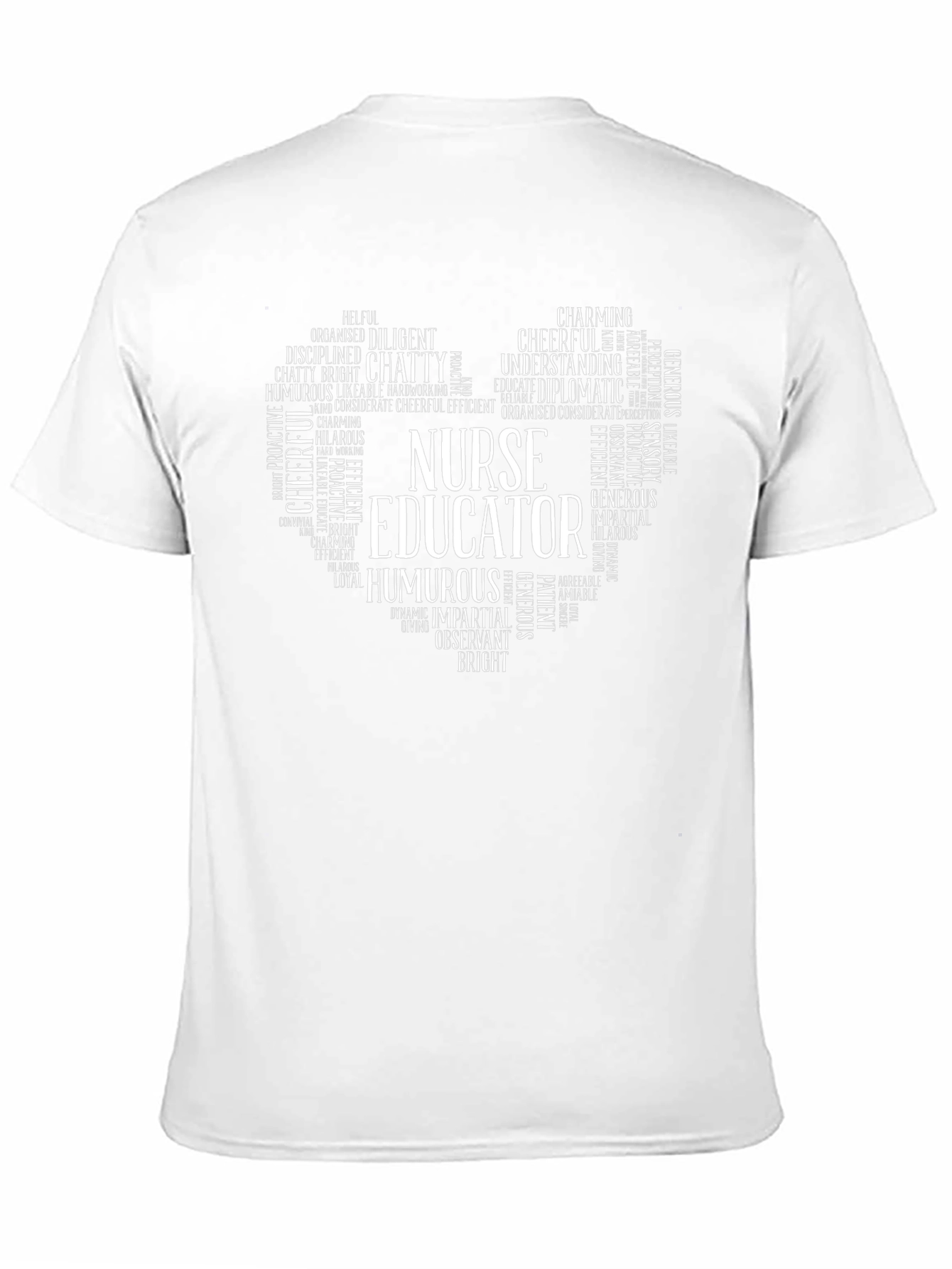 Nurse Educator Heart Word Art T-Shirt