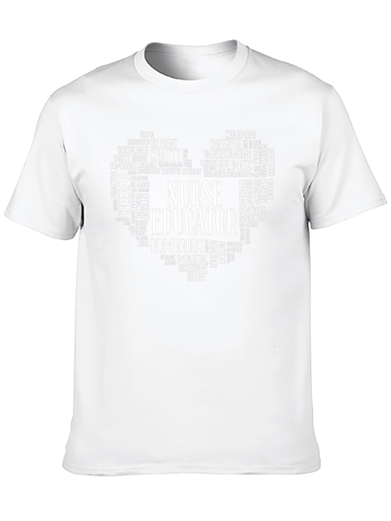 Nurse Educator Heart Word Art T-Shirt