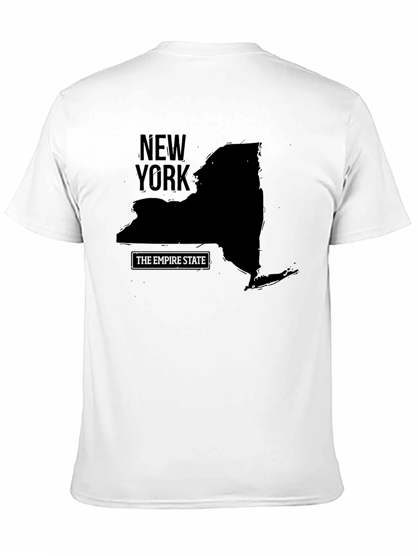 New York State Silhouette Graphic Tee - Black
