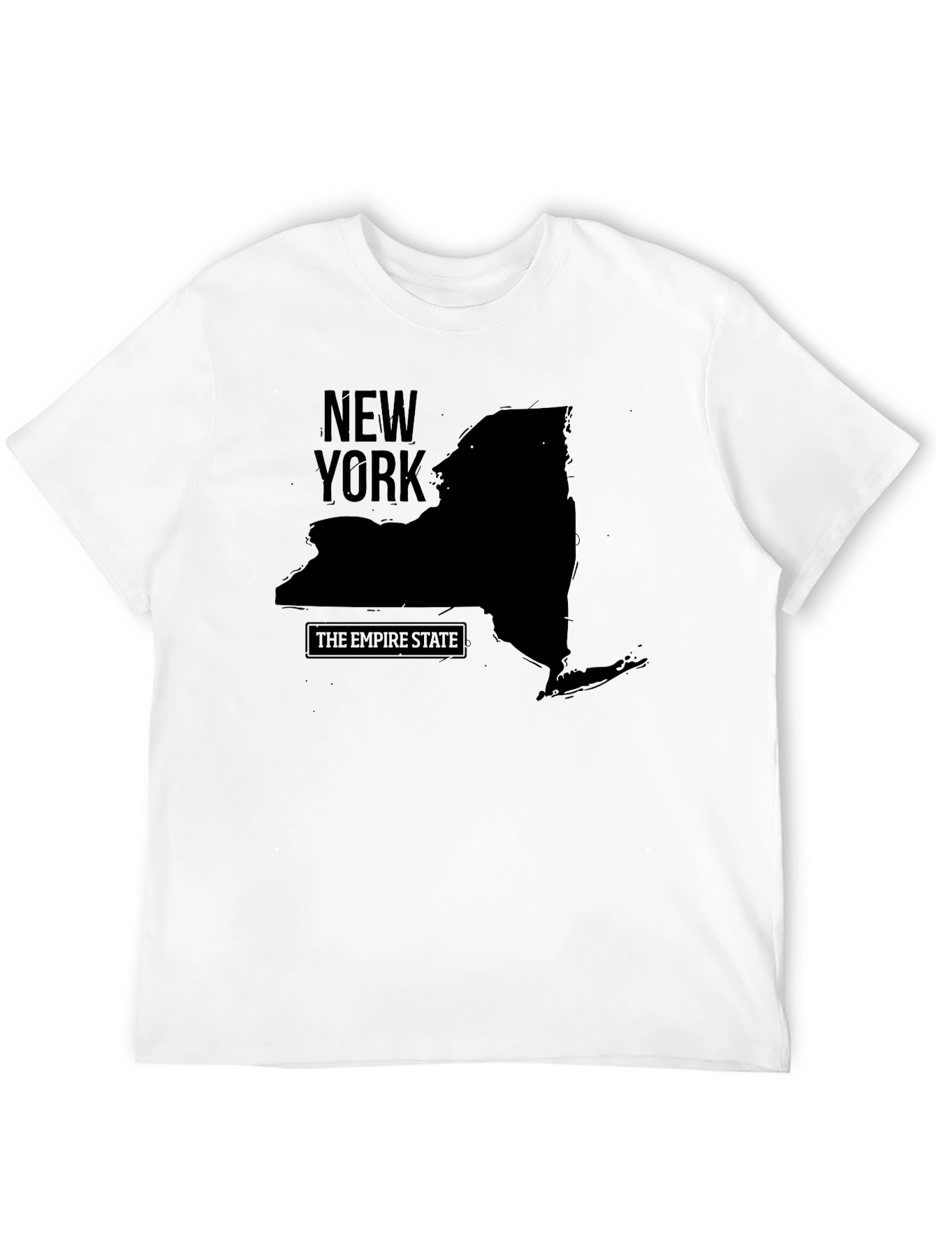 New York State Silhouette Graphic Tee - Black