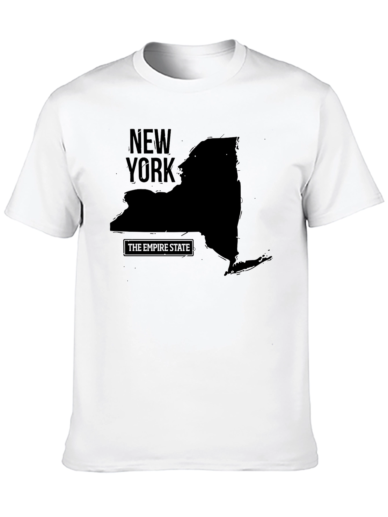New York State Silhouette Graphic Tee - Black