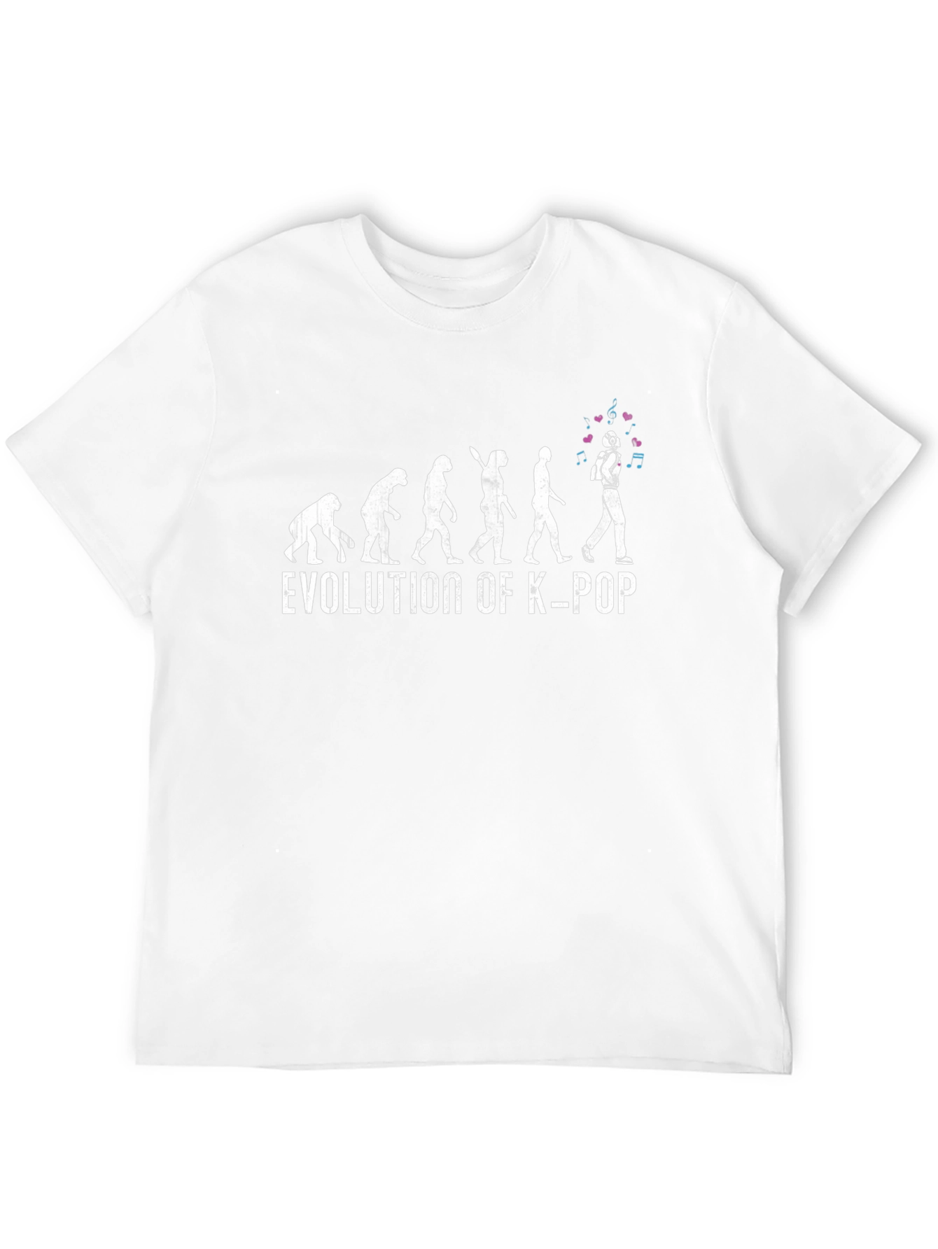 Evolution of K-Pop Black T-Shirt