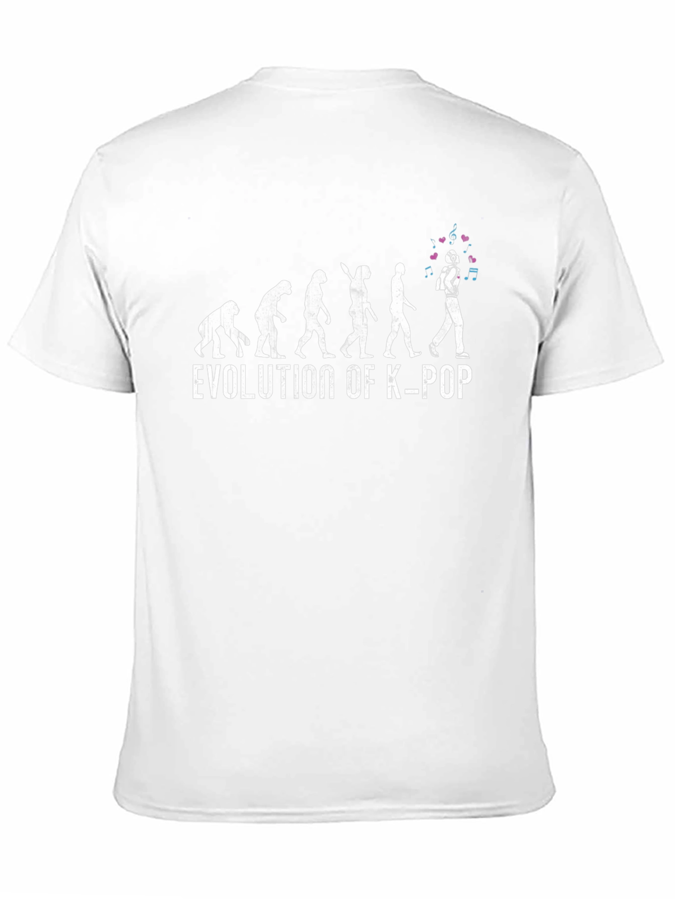 Evolution of K-Pop Black T-Shirt