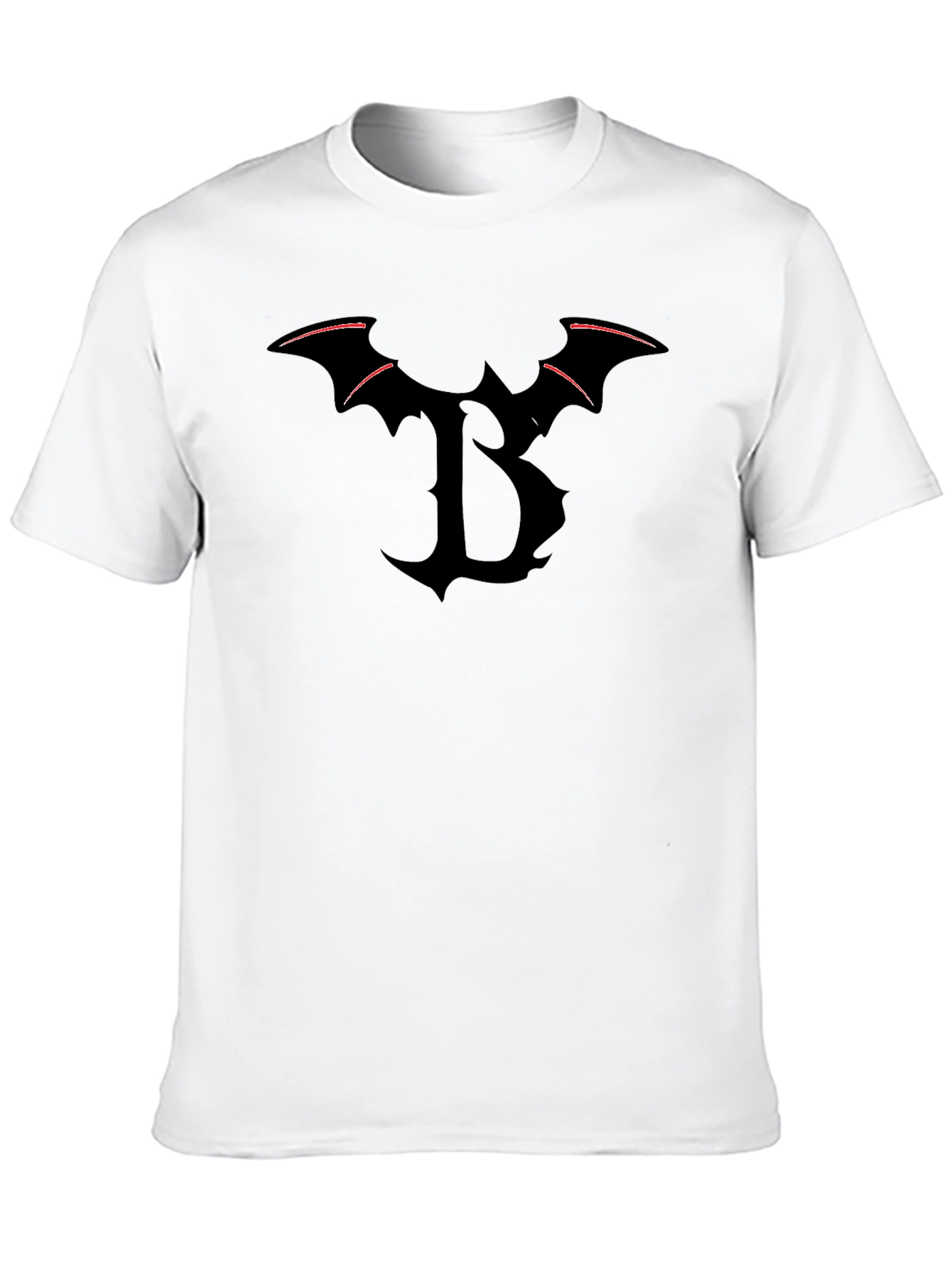 Bat Letter B Black T-Shirt