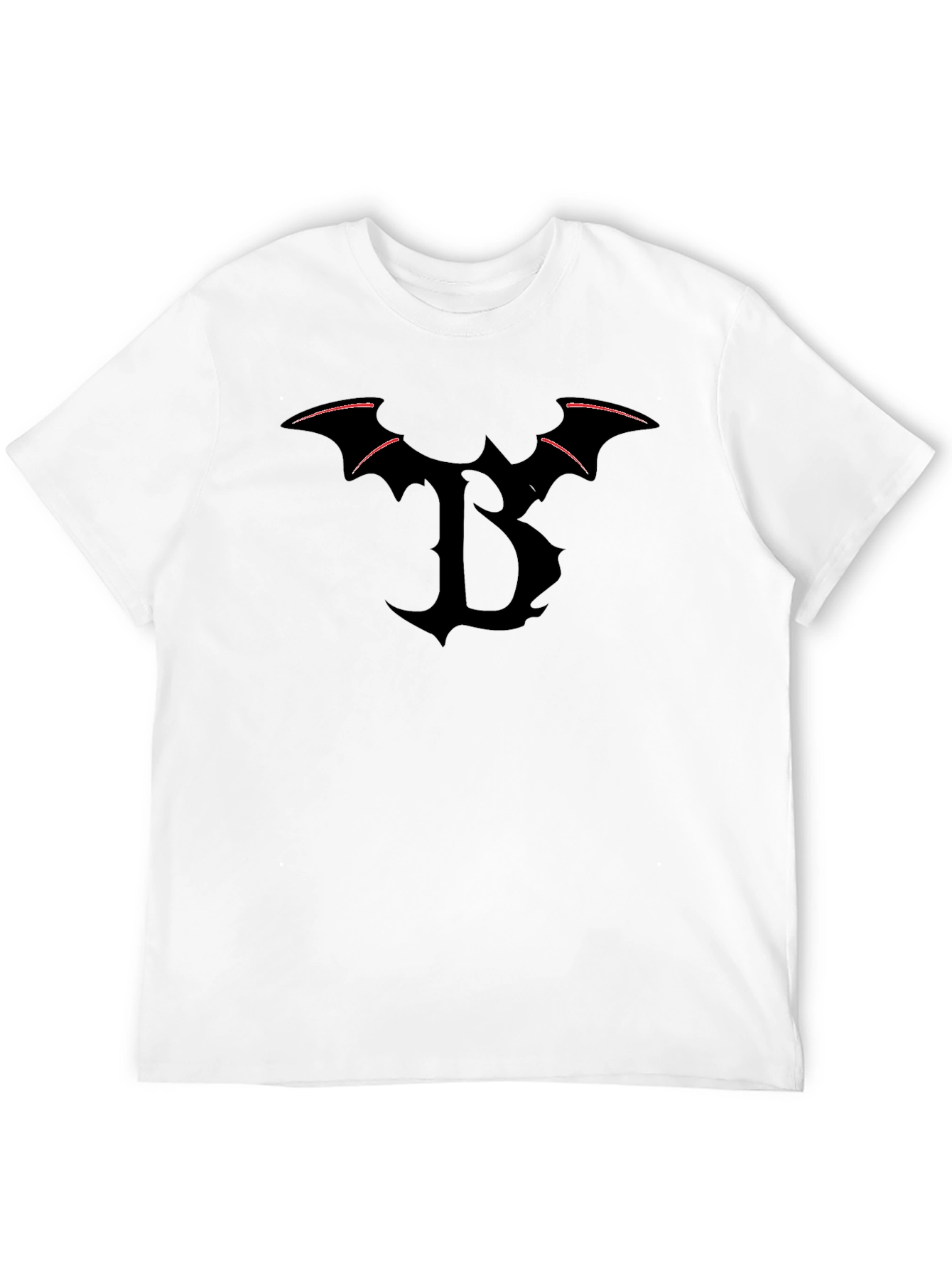 Bat Letter B Black T-Shirt