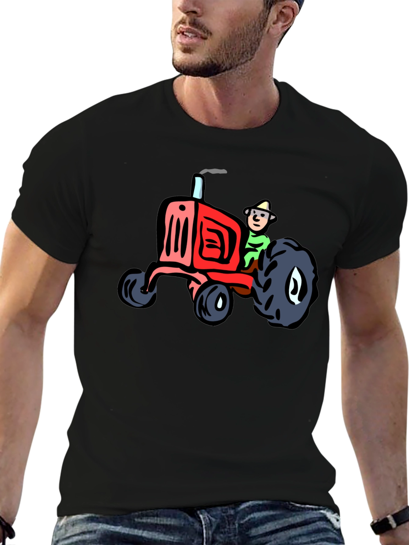 Cartoon Tractor T-Shirt