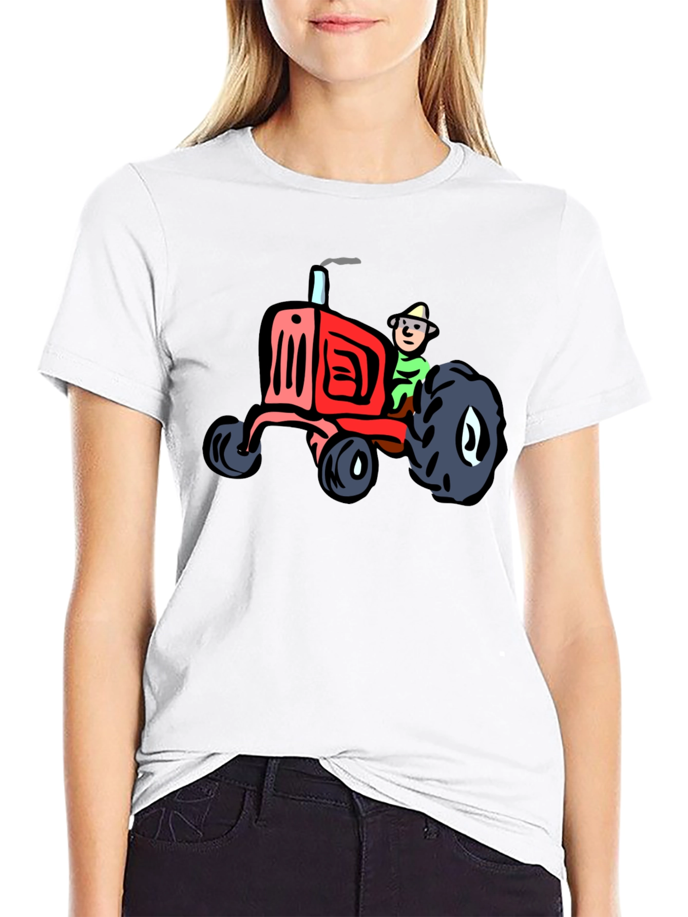 Cartoon Tractor T-Shirt