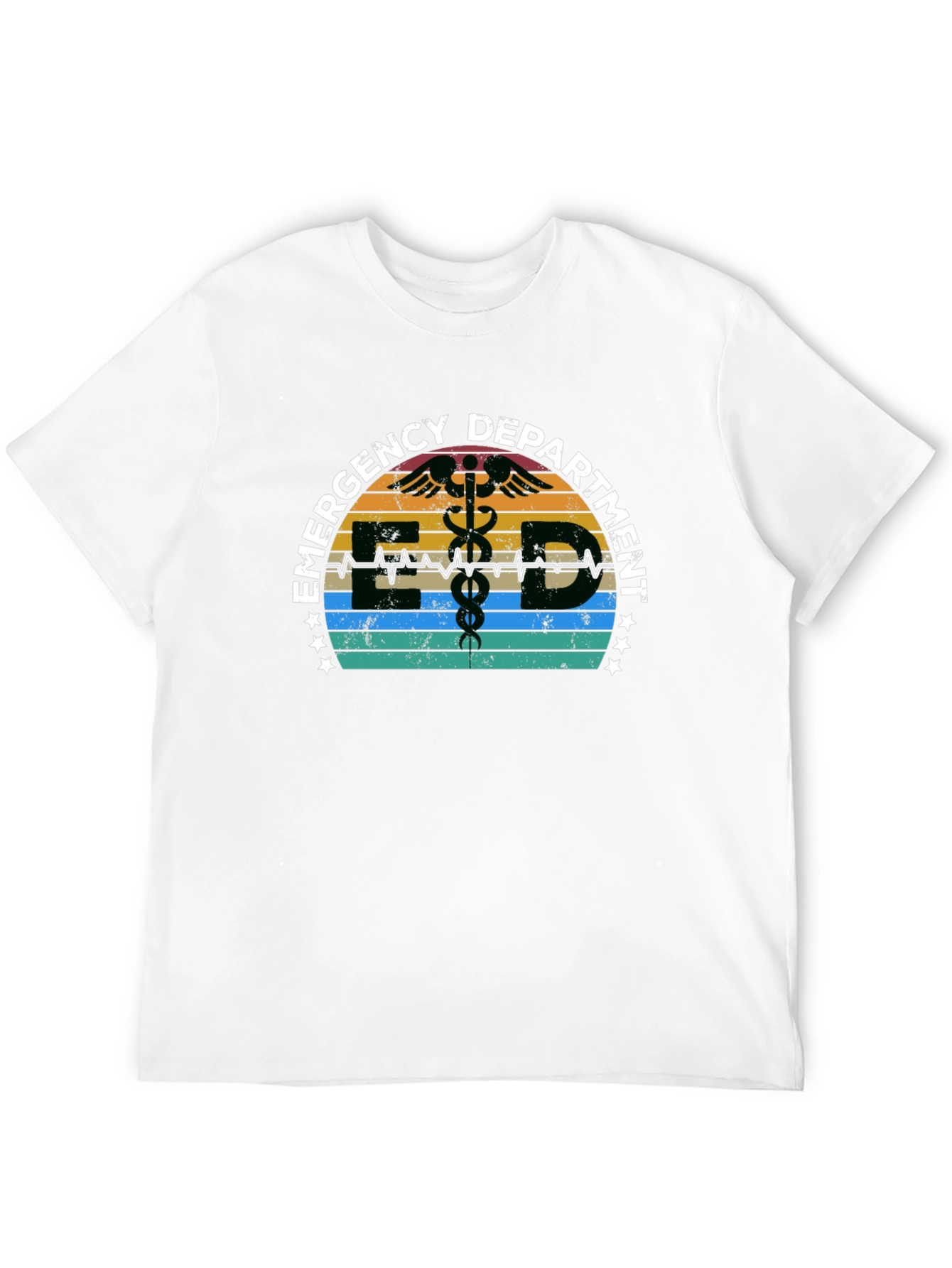 Emergency Department ED Retro Graphic T-Shirt