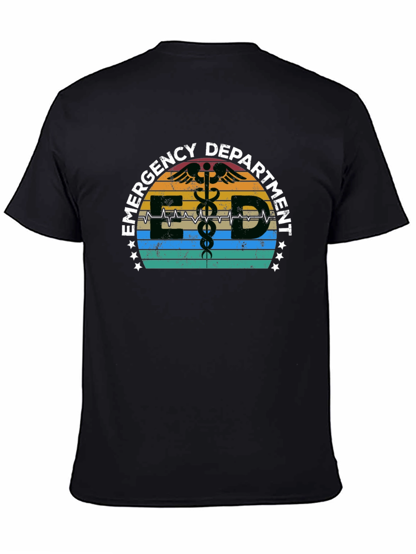Emergency Department ED Retro Graphic T-Shirt