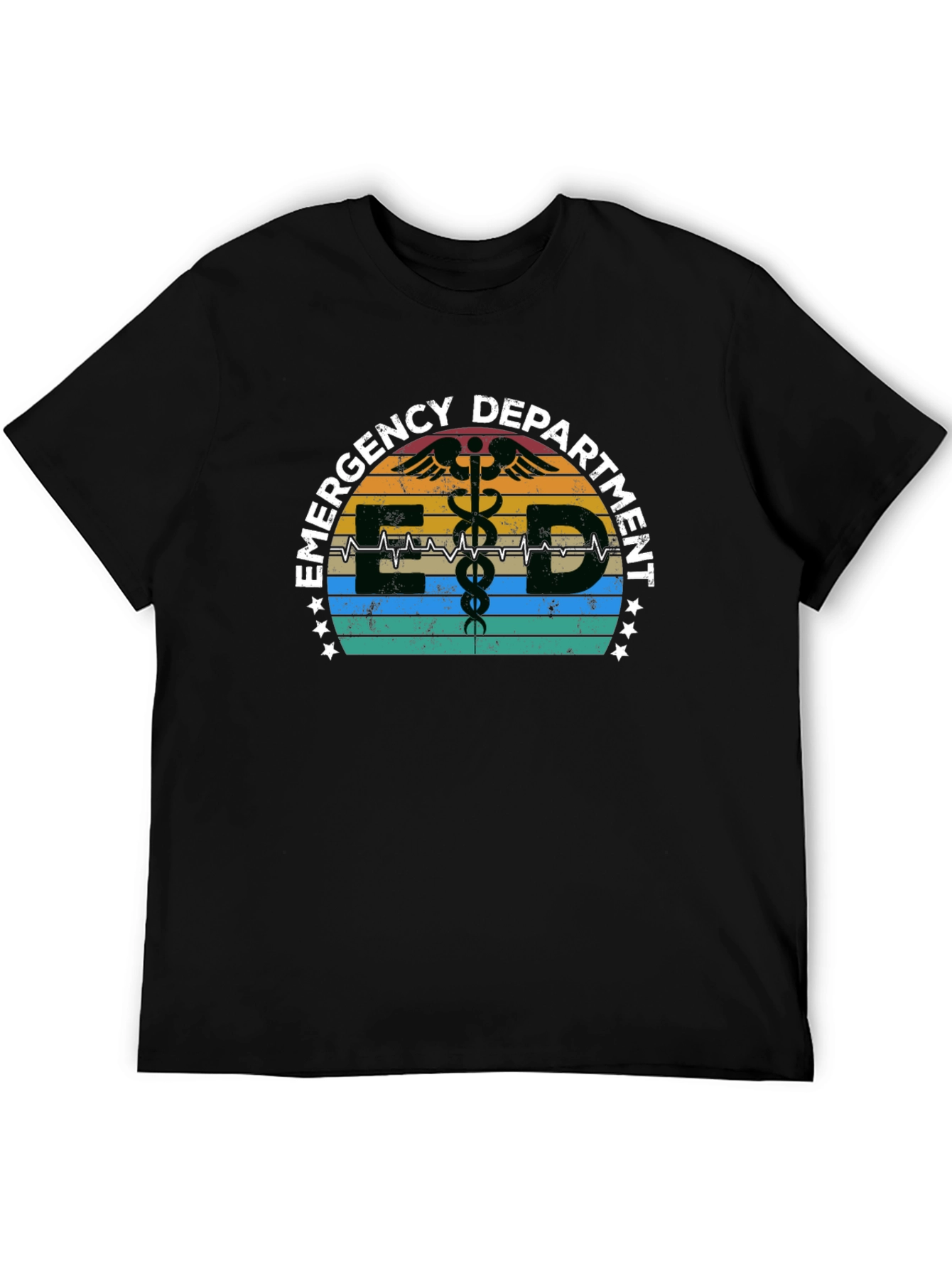 Emergency Department ED Retro Graphic T-Shirt