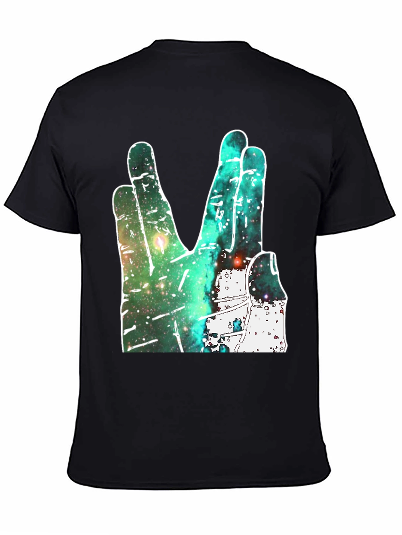 Live Long and Prosper Graphic Tee - Galaxy Hand