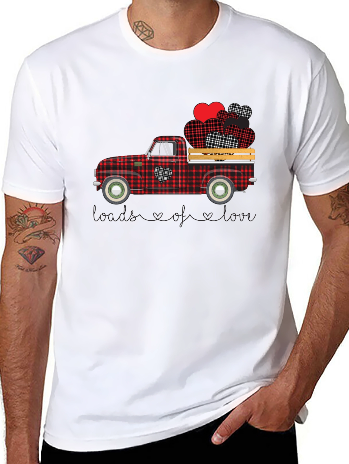 Loads of Love Valentines Day Graphic Tee